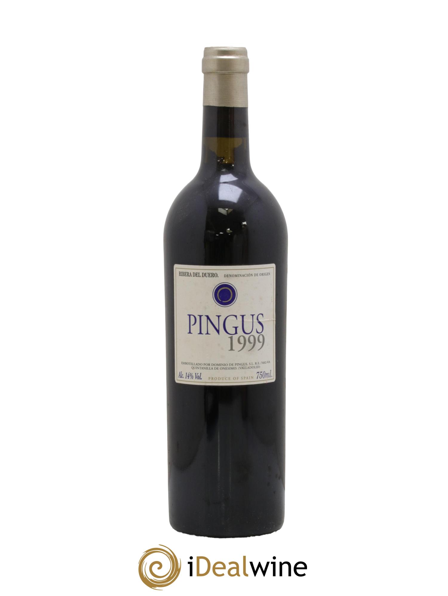 Ribera Del Duero Pingus Dominio de Pingus - Peter Sisseck 1999 - Lot of 1 bottle - 0