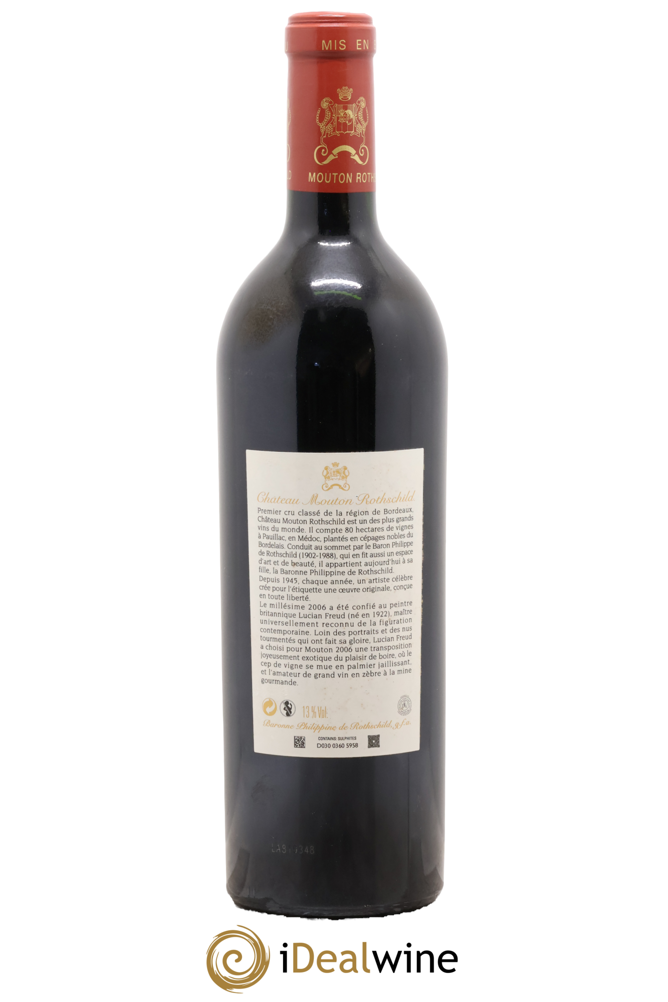 Château Mouton Rothschild 1er Grand Cru Classé 2006 - Posten von 1 Flasche - 1