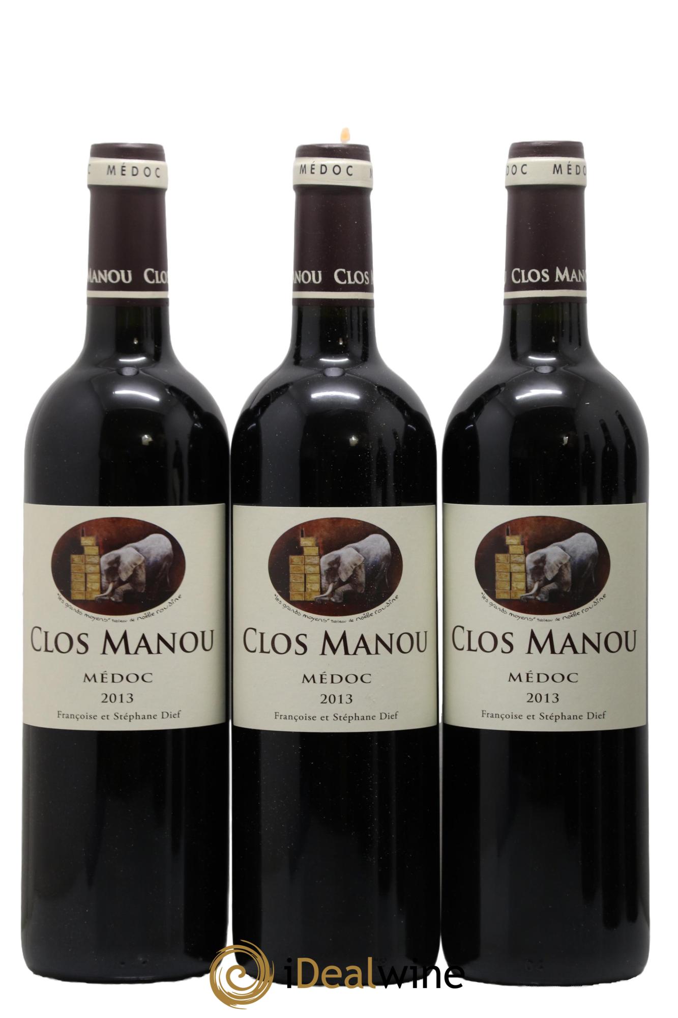 Clos Manou 2013 - Posten von 6 Flaschen - 2