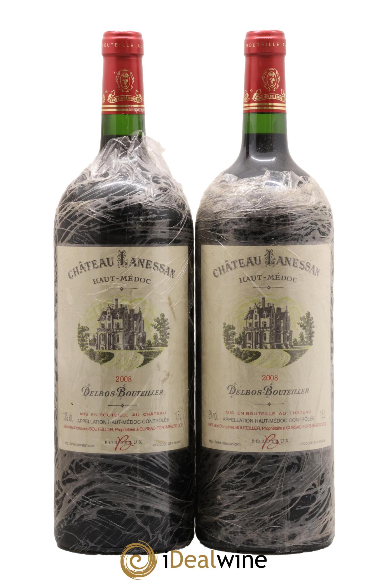 Château Lanessan Cru Bourgeois 2008 - Posten von 2 Magnum - 0