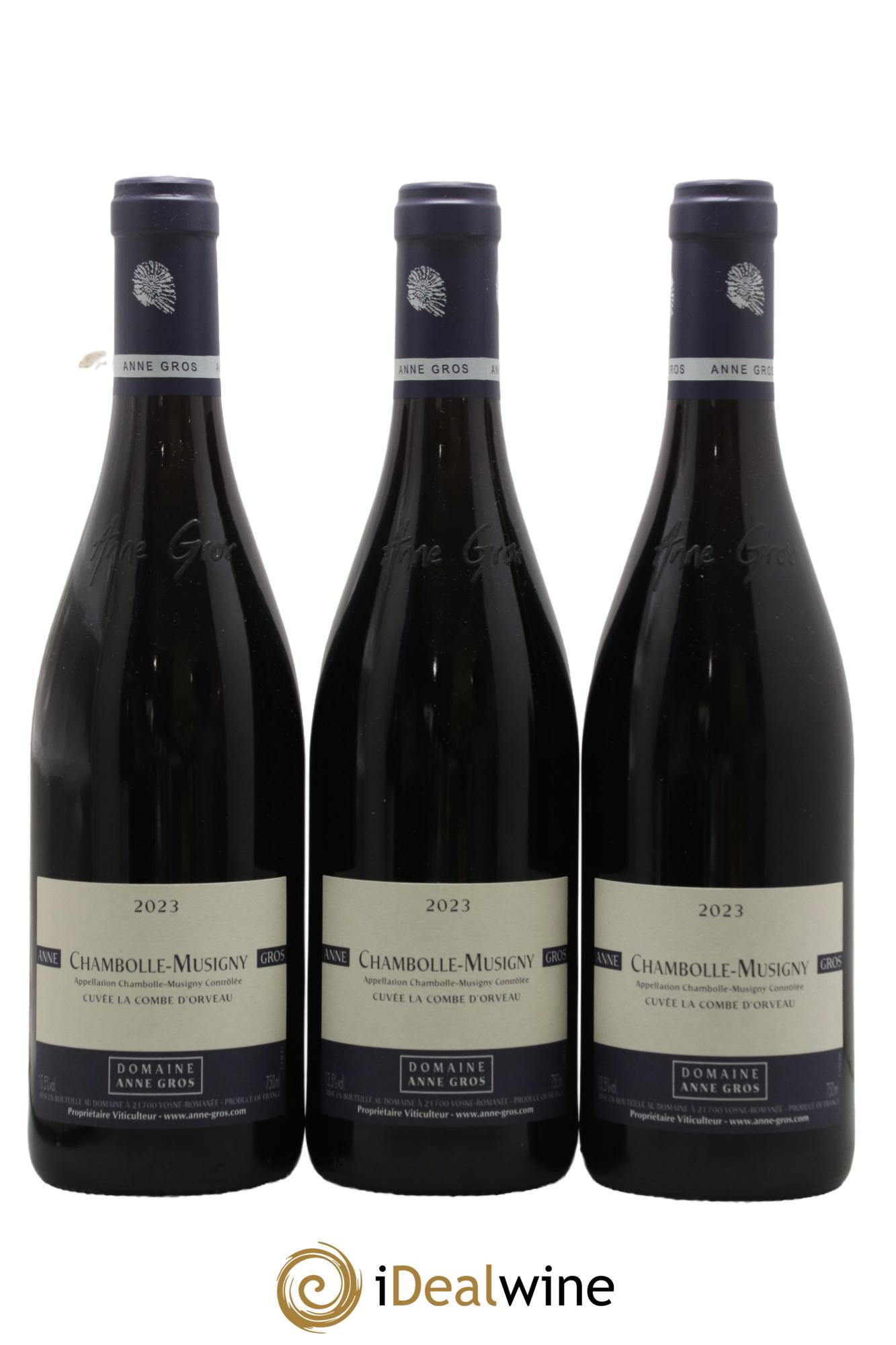 Chambolle-Musigny La Combe d'Orveau Anne Gros 2023 - Lot of 3 bottles - 0