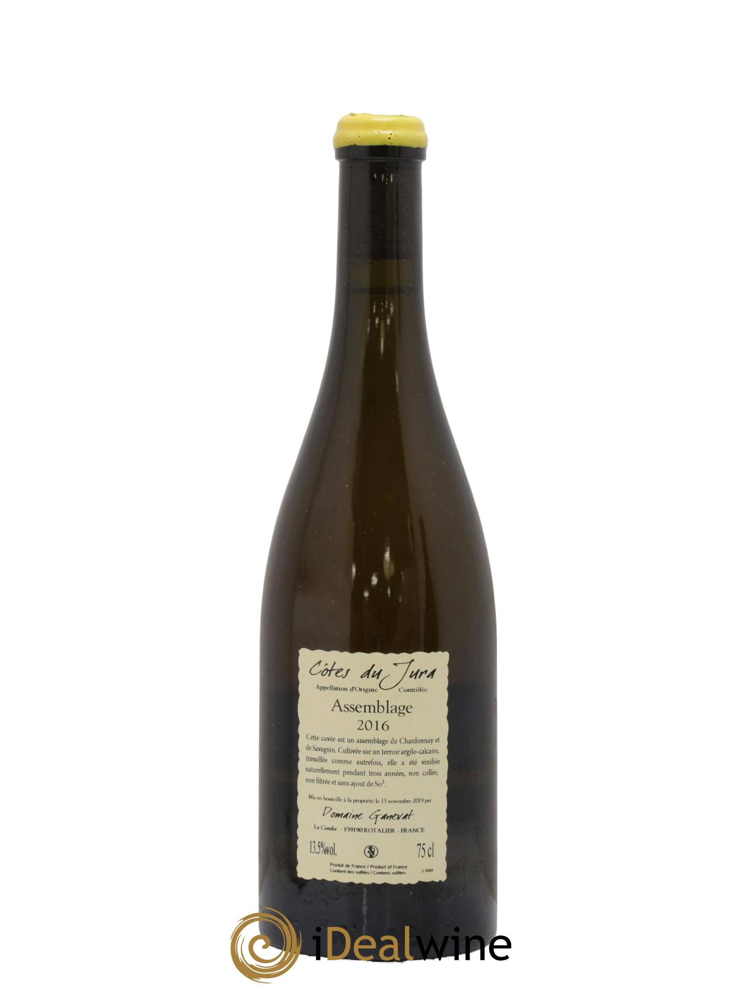 Côtes du Jura Cuvée Orégane Jean-François Ganevat (Domaine) 2016 - Lot de 1 bouteille - 1