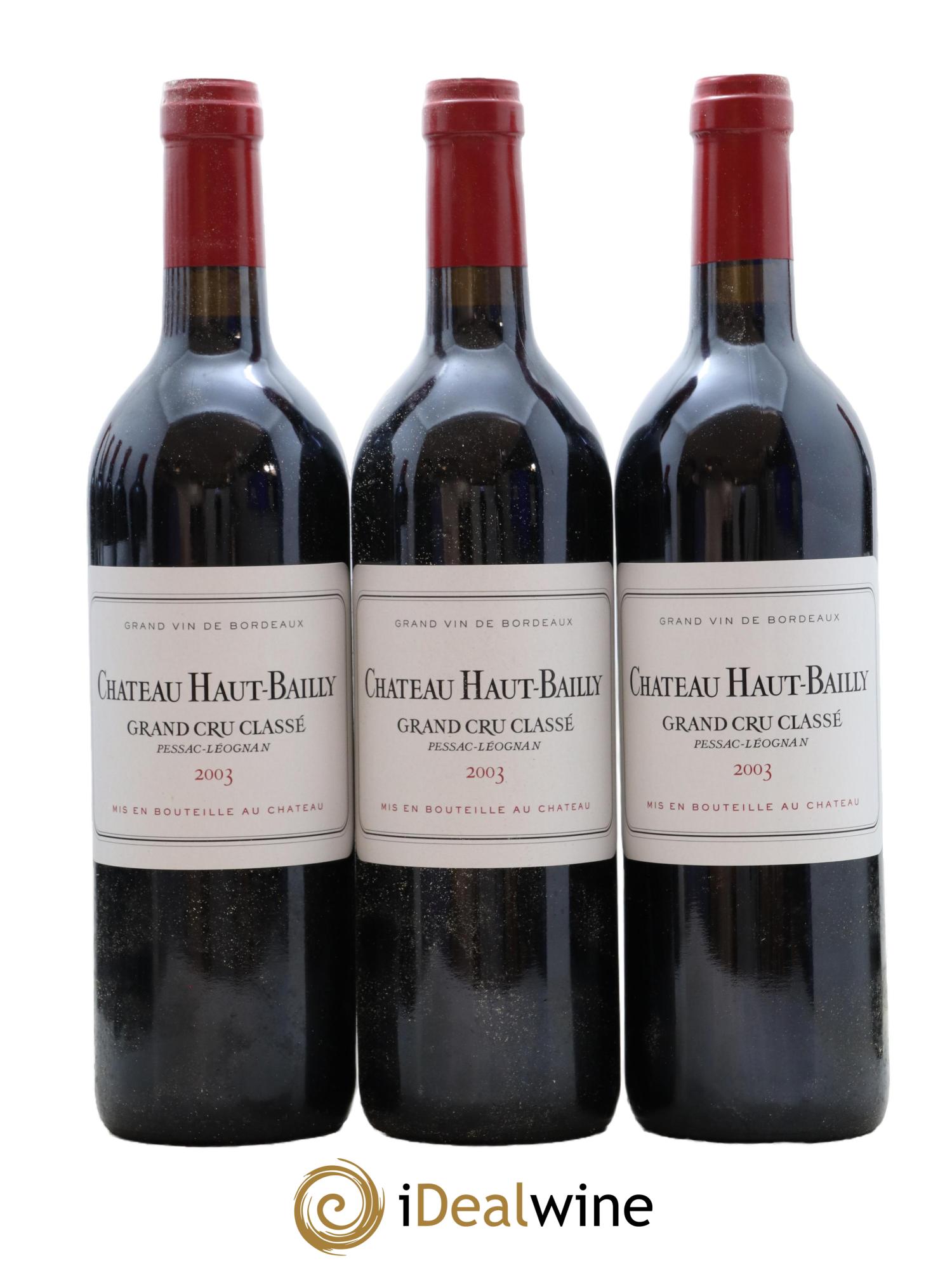 Château Haut-Bailly Cru Classé de Graves 2003 - Lot de 12 bouteilles - 2