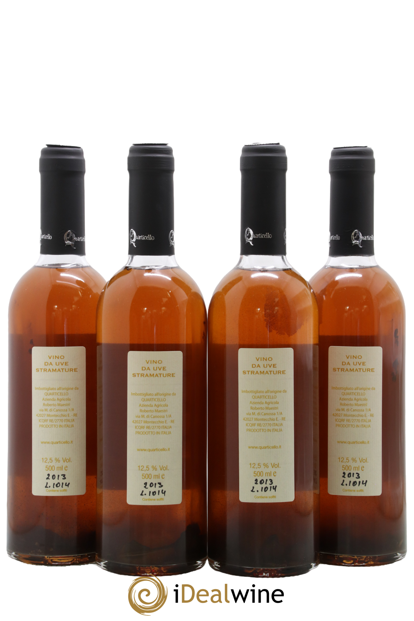 Italie IGT Vino da Uve Stramature Stradora Quarticello Azienda Agricola Roberto Maestri 2013 - Lot of 4 500ml formats - 1