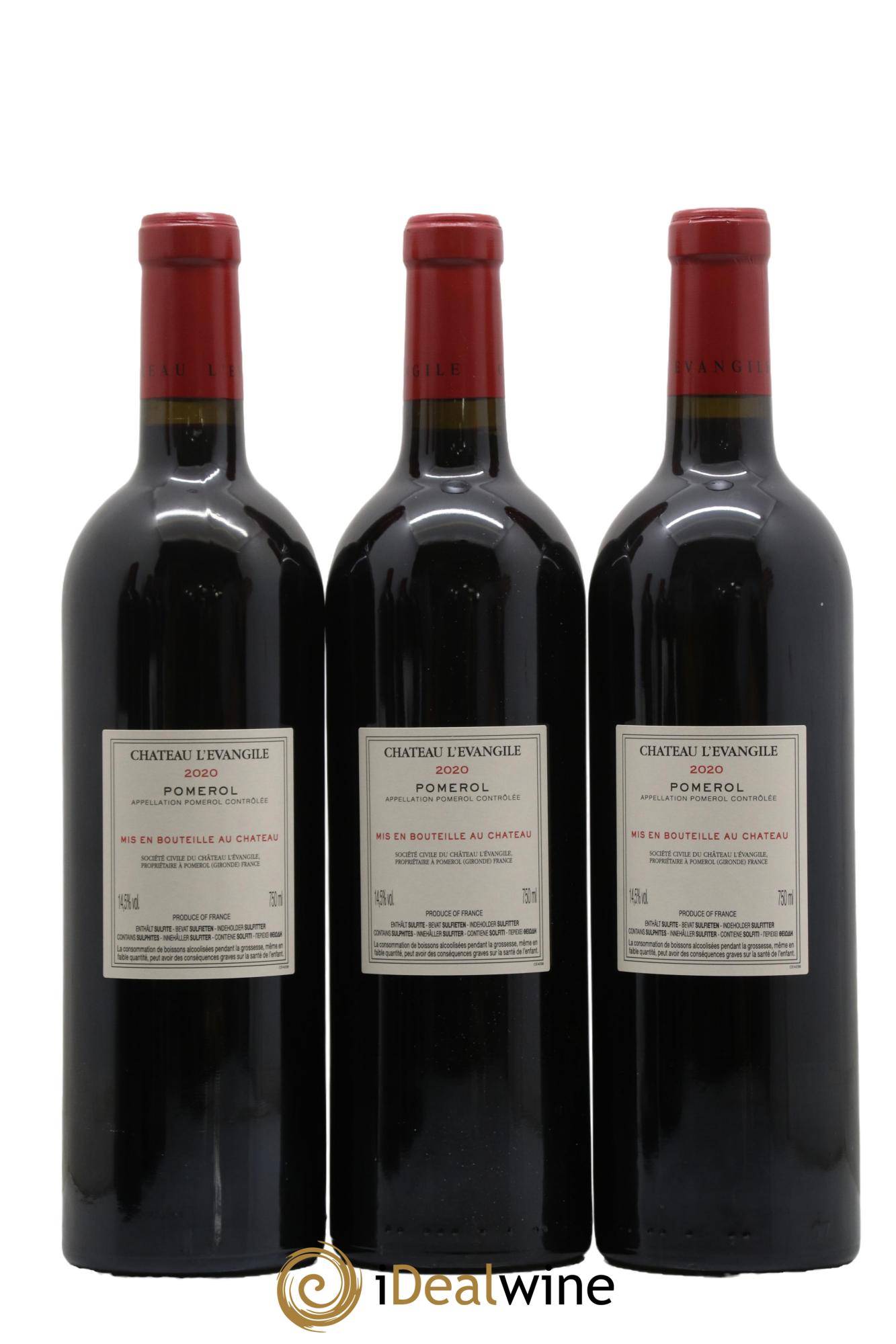 Château l' Évangile  2020 - Posten von 6 Flaschen - 2