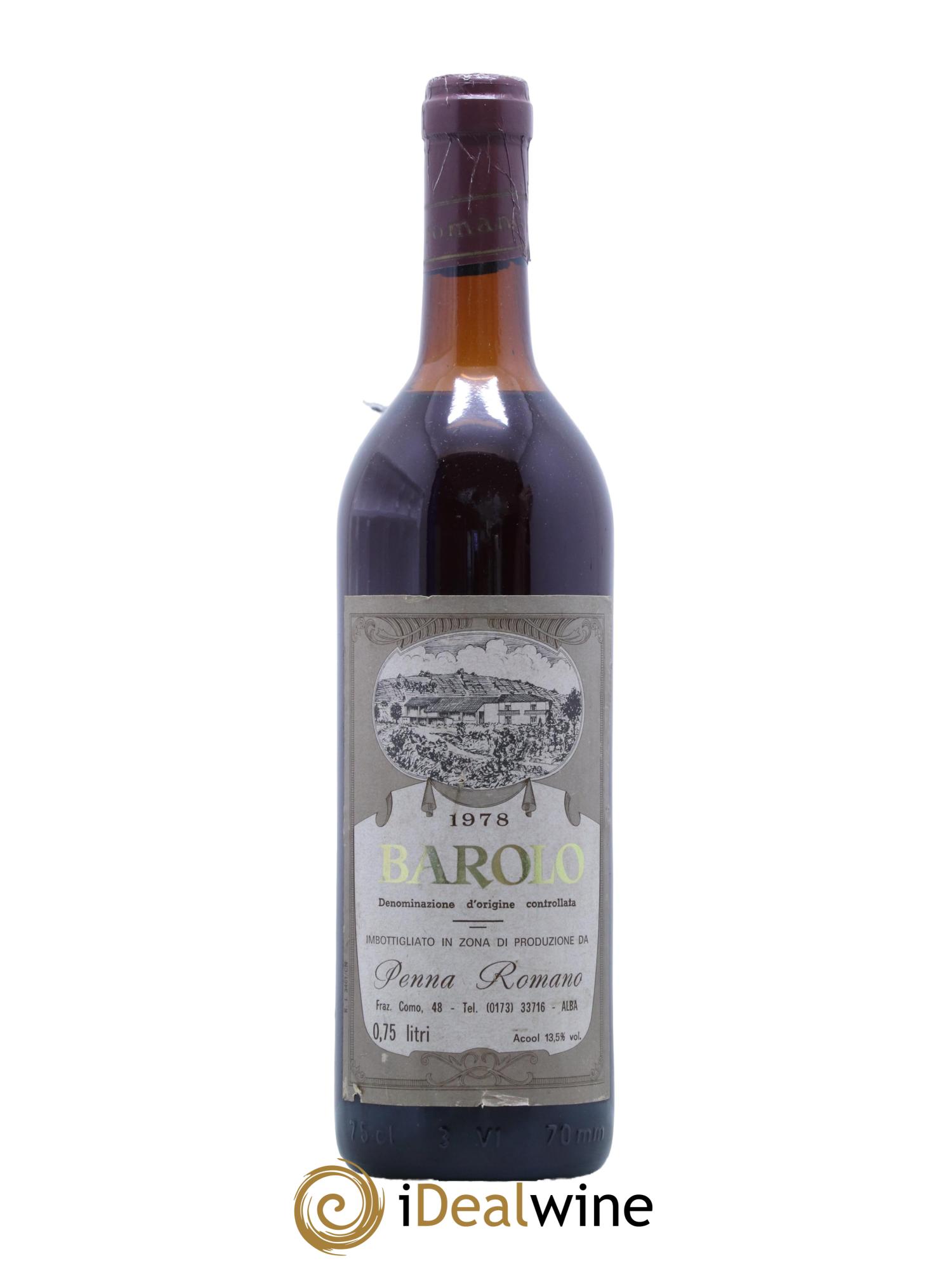 Barolo Penna Romano 1978 - Posten von 1 Flasche - 0
