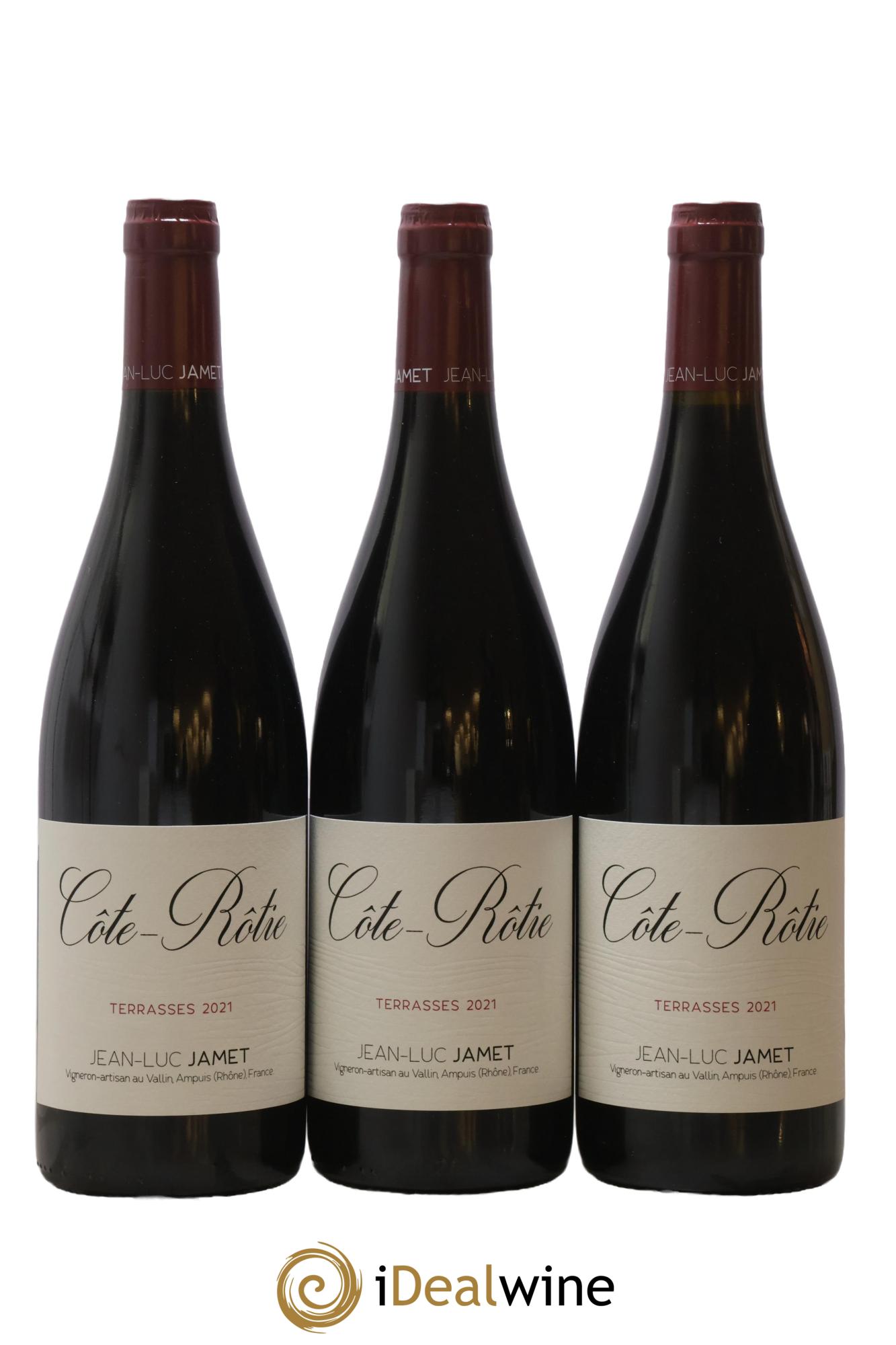 Côte-Rôtie Terrasses Jean-Luc Jamet (Domaine) 2021 - Posten von 3 Flaschen - 0