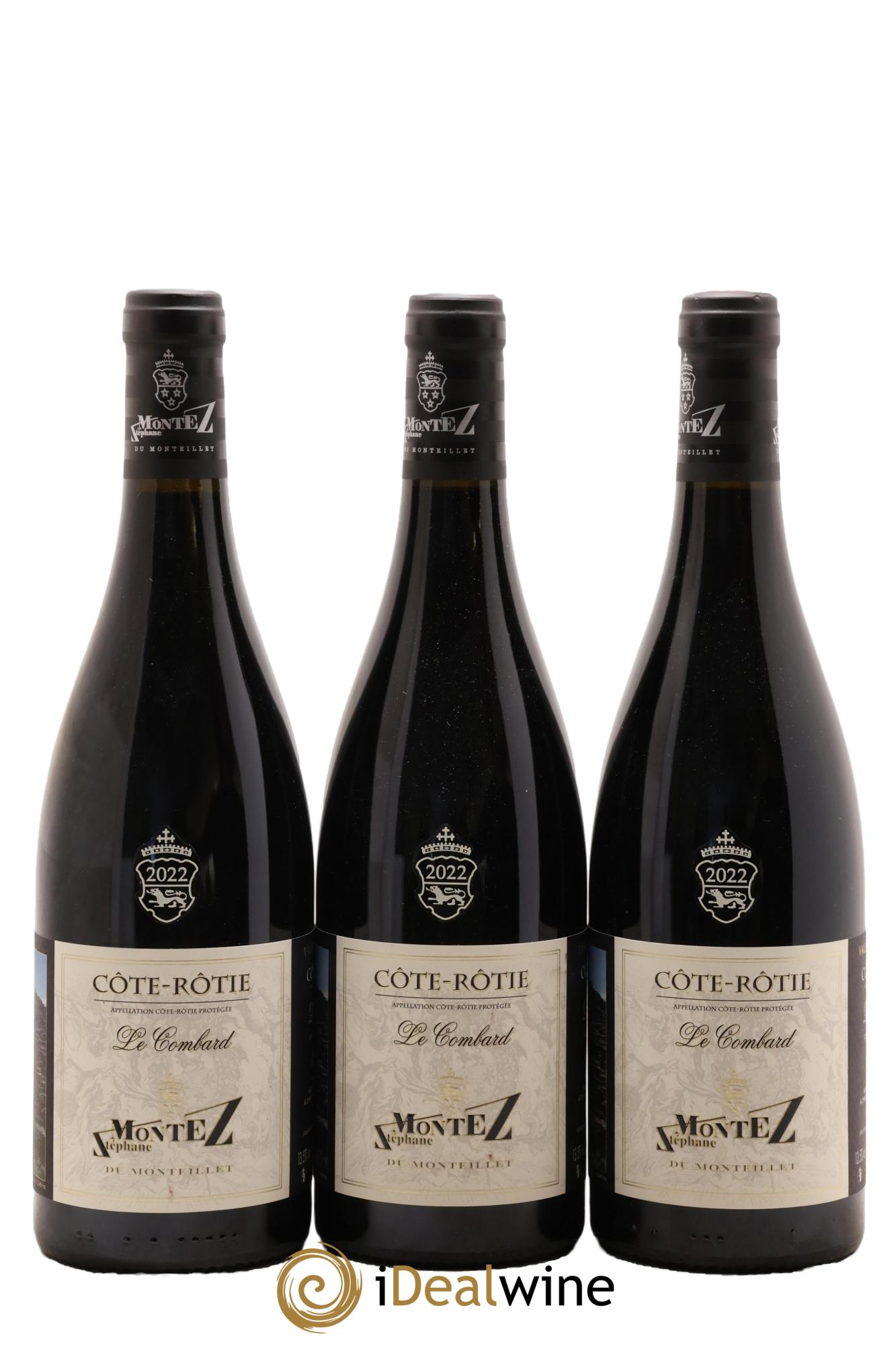 Côte-Rôtie Le Combard Domaine du Monteillet 2022 - Lot de 3 bouteilles - 0