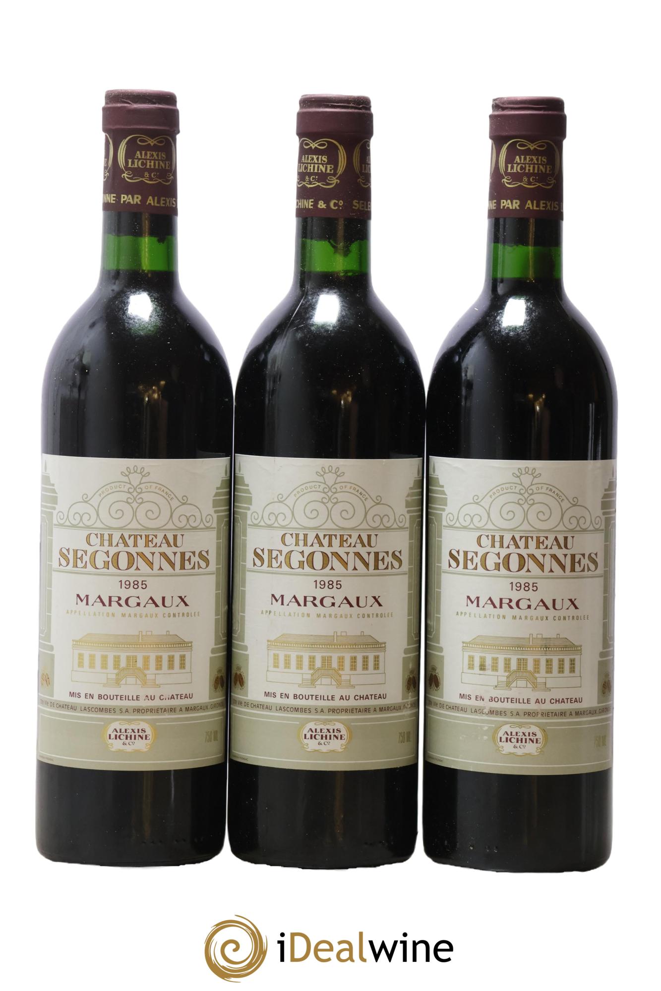 Château Segonnes 1985 - Posten von 3 Flaschen - 0