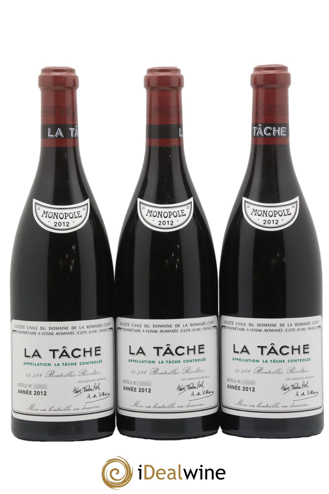 Caisse Domaine de la Romanée Conti Domaine de la Romanée-Conti 3 Echézeaux, 2 Grands-Echézeaux, 3 Romanée-Saint-Vivant, 1 Richebourg, 3 Tâches, 1 Romanée-Conti 2012 - Lot de 13 bouteilles - 7