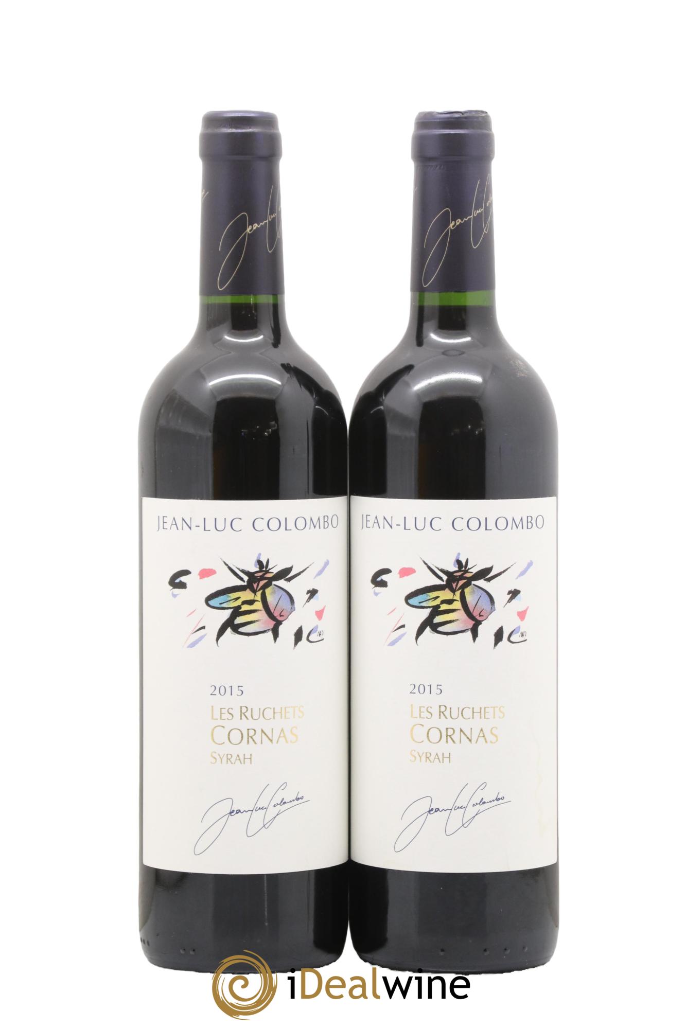 Cornas les Ruchets Jean-Luc Colombo 2015 - Lotto di 2 bottiglie - 0