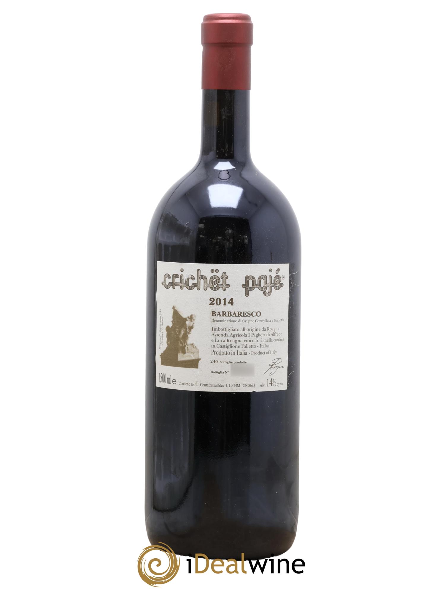 Barbaresco DOCG Crichet Pajé Roagna 2014 - Lot de 1 magnum - 0