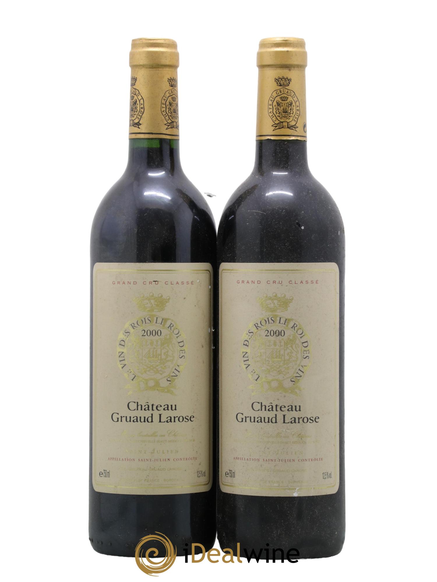 Château Gruaud Larose 2ème Grand Cru Classé 2000 - Lot de 2 bouteilles - 0