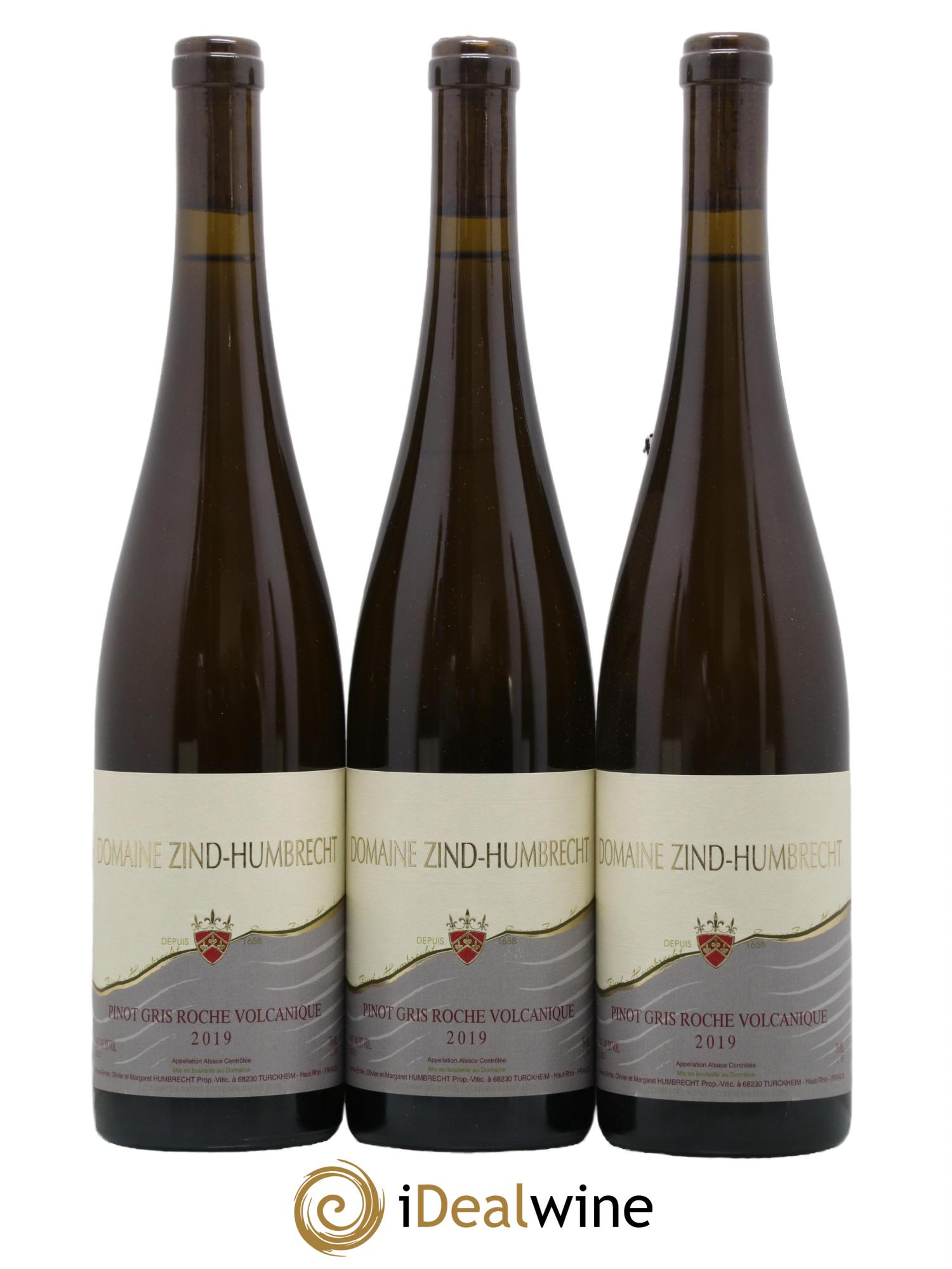 Alsace Pinot Gris Roche Volcanique Zind-Humbrecht (Domaine) 2019 - Lot de 3 bouteilles - 0