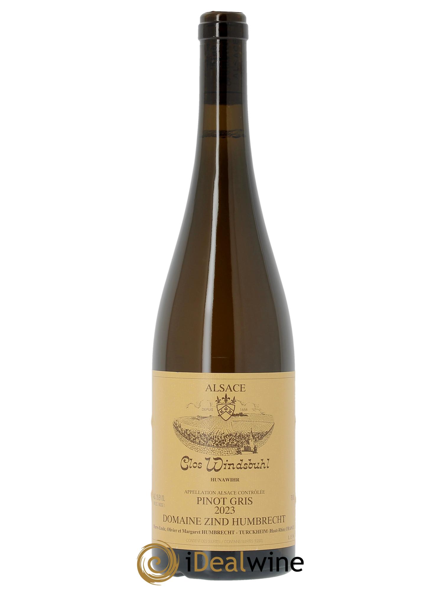 Alsace Pinot Gris Clos Windsbuhl Zind-Humbrecht (Domaine) 2023 - Lot de 1 bouteille - 0