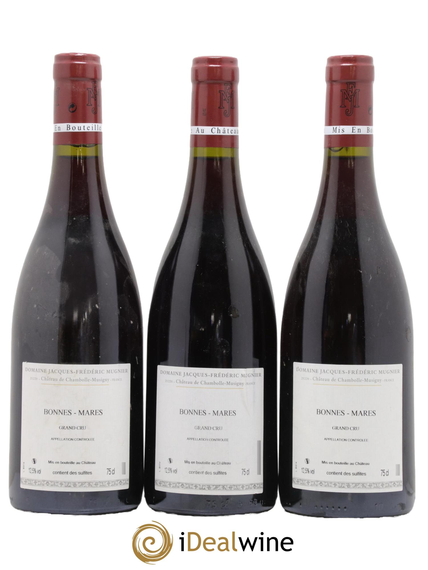 Bonnes-Mares Grand Cru Jacques-Frédéric Mugnier 2014 - Lotto di 3 bottiglie - 1