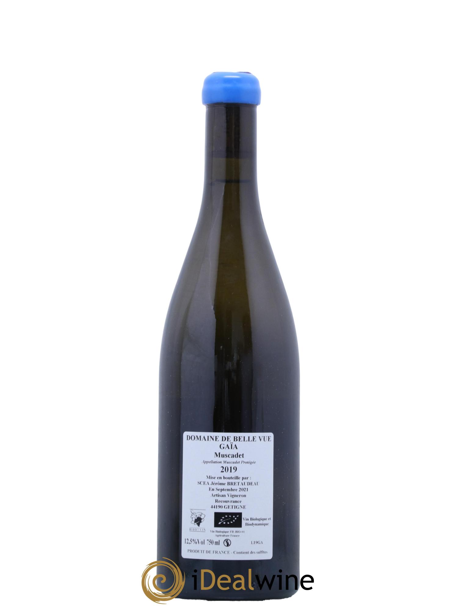 Muscadet-Sèvre-et-Maine Gaia Jérôme Bretaudeau - Domaine de Bellevue  2019 - Lot de 1 bouteille - 1