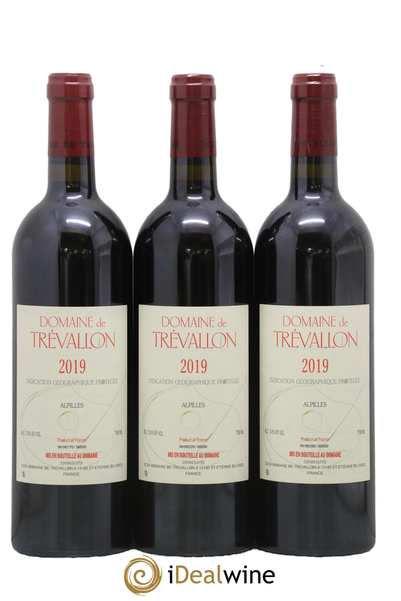 Alpilles Trévallon (Domaine de) Eloi Dürrbach 2019 - Lot de 3 bouteilles - 0