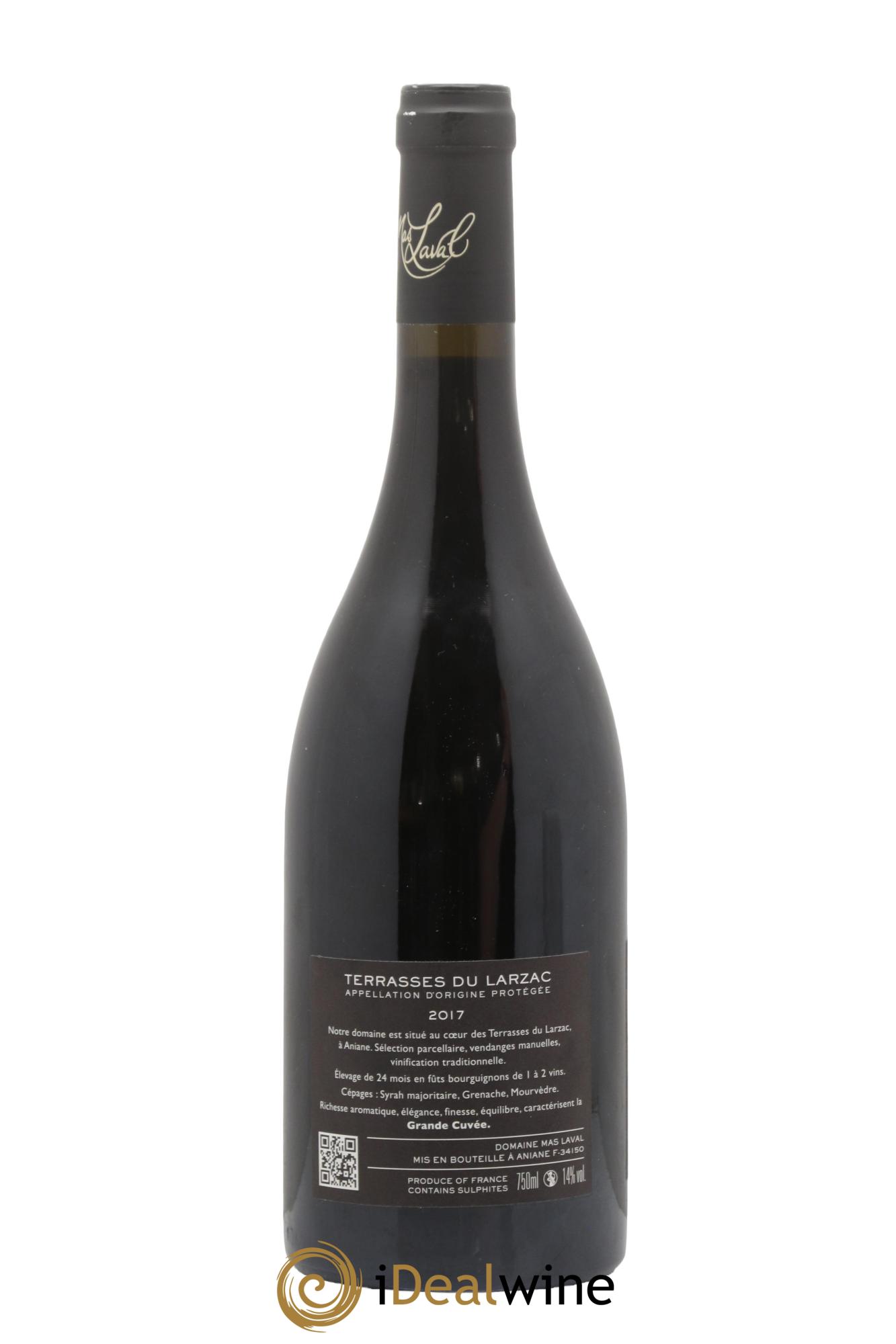 Languedoc Terrasses du Larzac Grande Cuvée Domaine Mas Laval 2017 - Lot of 1 bottle - 1