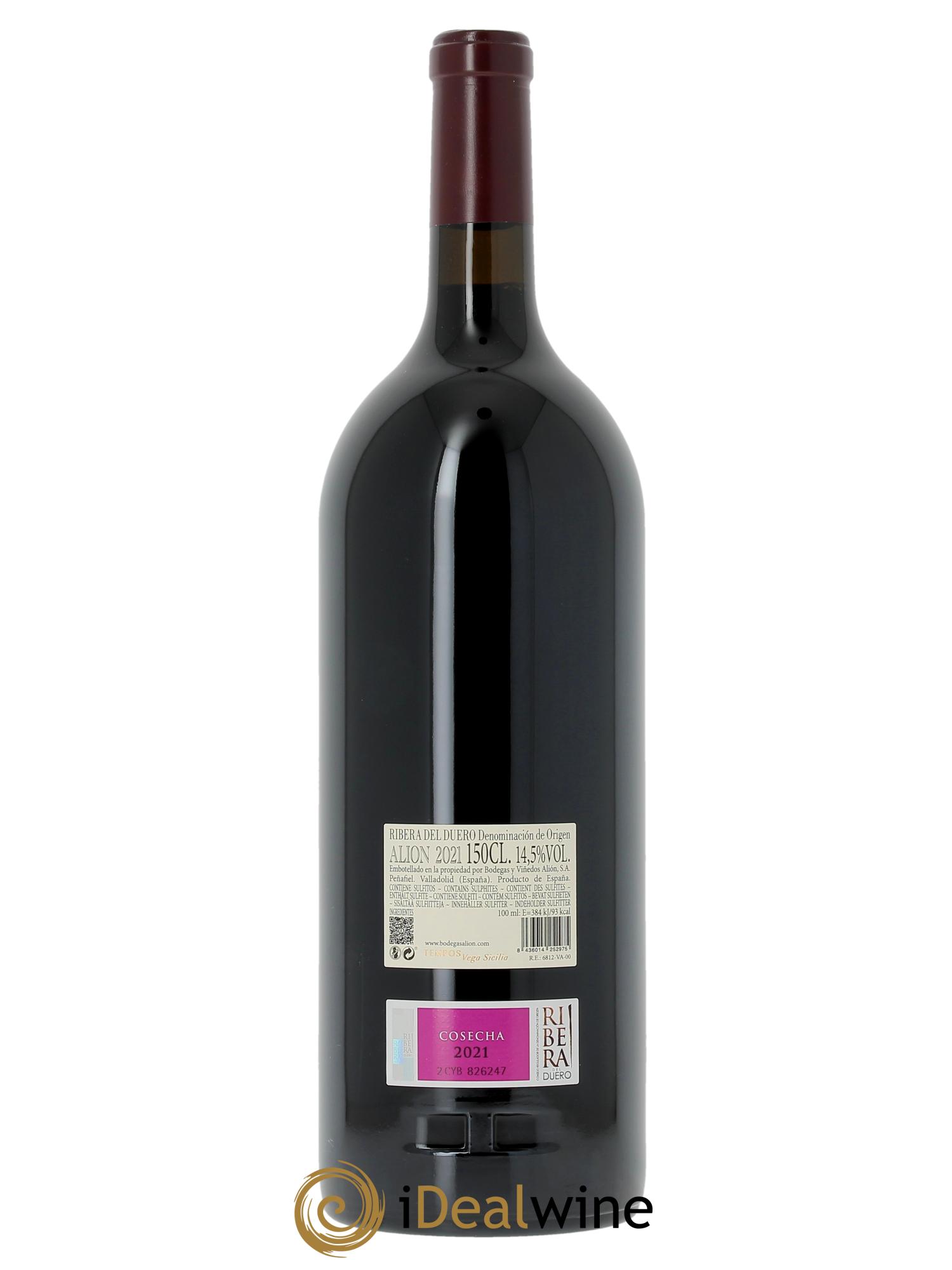 Ribera Del Duero DO Vega Sicilia Alion Famille Alvarez 2021 - Lot de 1 magnum - 2