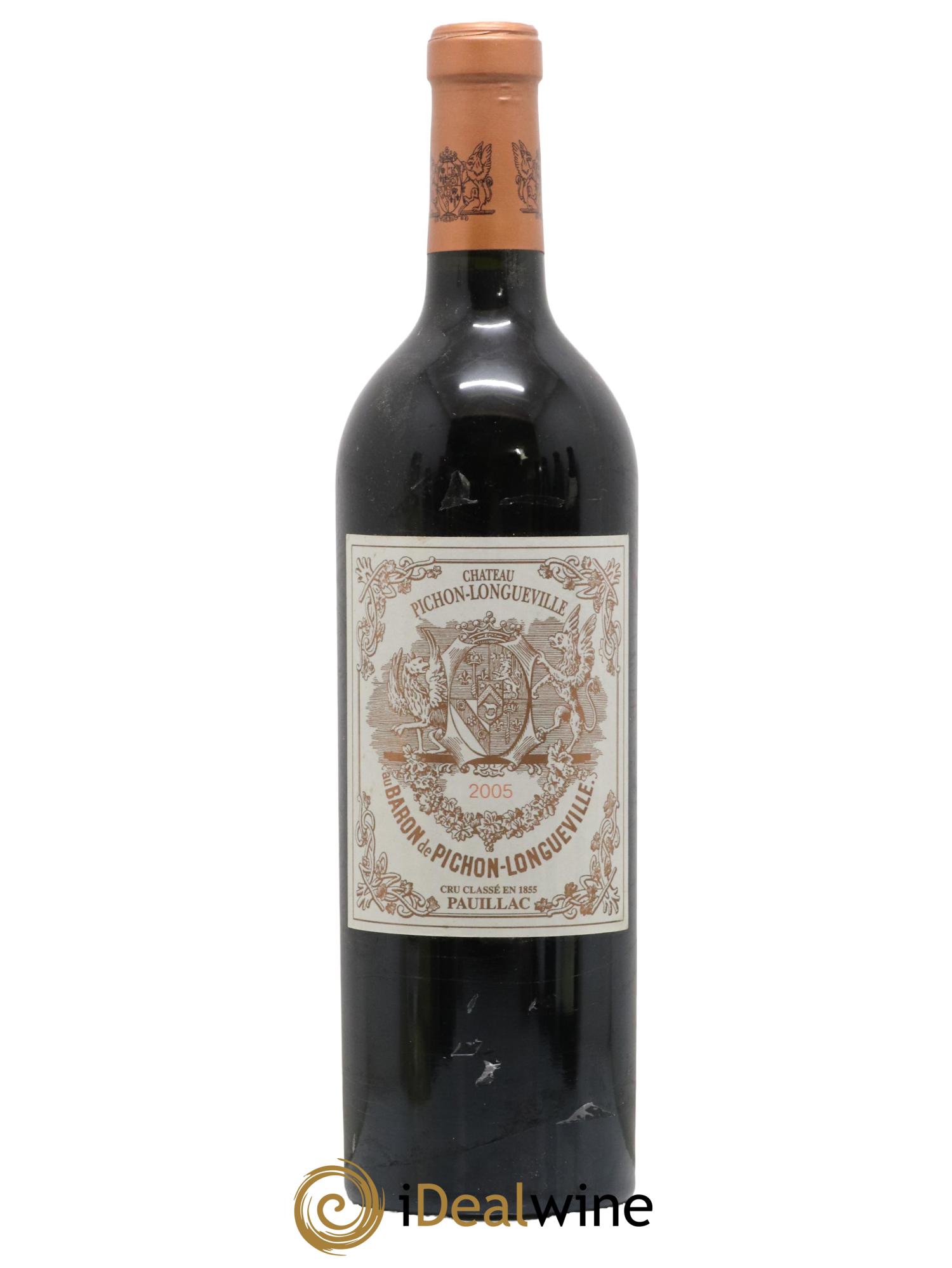 Pichon Longueville Baron 2ème Grand Cru Classé 2005 - Lot de 1 bouteille - 0