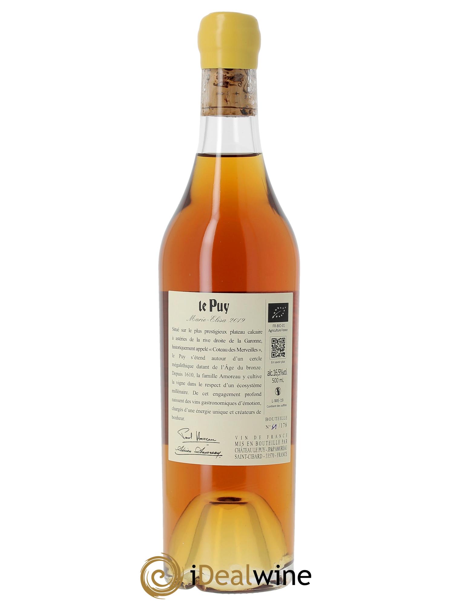 Le Puy - Marie-Élisa 2019 - Lot de 1 bouteille - 2