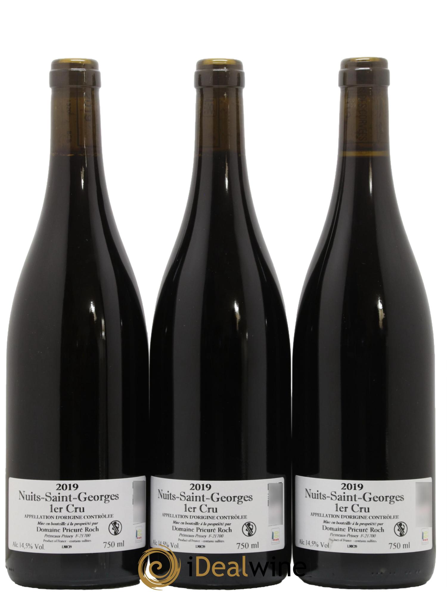 Nuits-Saint-Georges 1er Cru Prieuré Roch 2019 - Posten von 3 Flaschen - 1