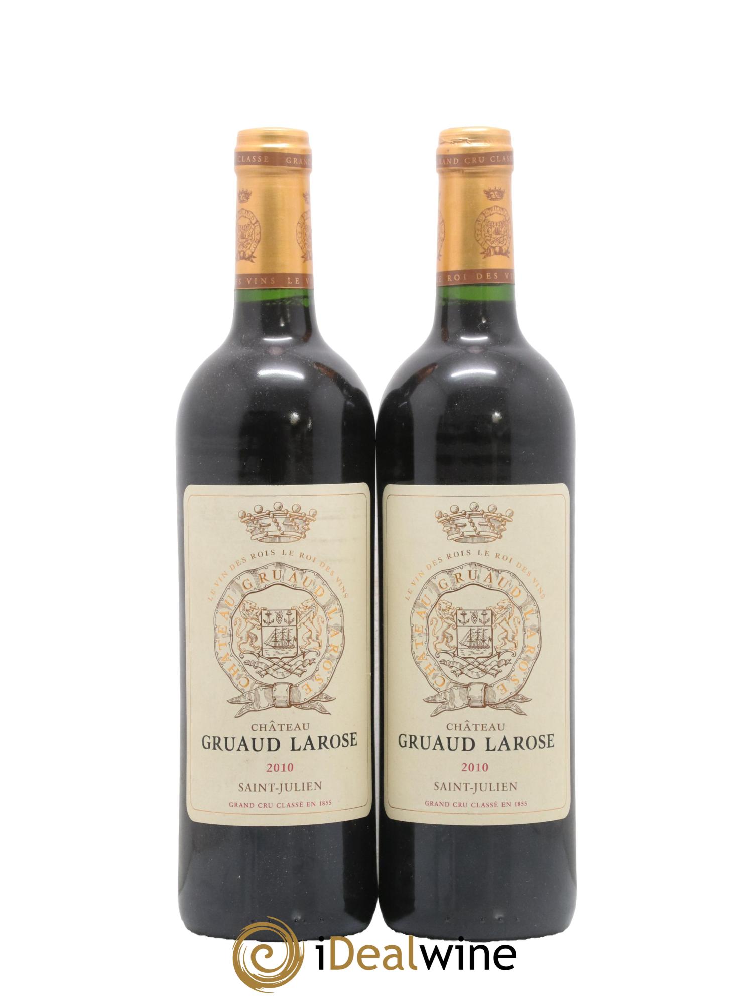 Château Gruaud Larose 2ème Grand Cru Classé 2010 - Lot de 2 bouteilles - 0