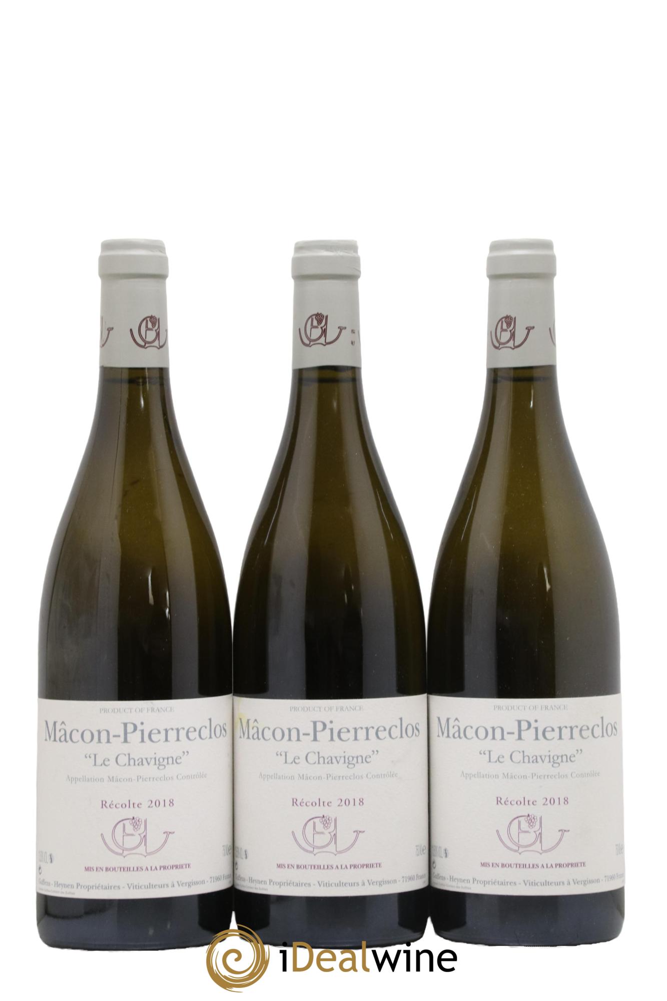 Mâcon-Pierreclos Le Chavigne Guffens-Heynen 2018 - Lot de 3 bouteilles - 0
