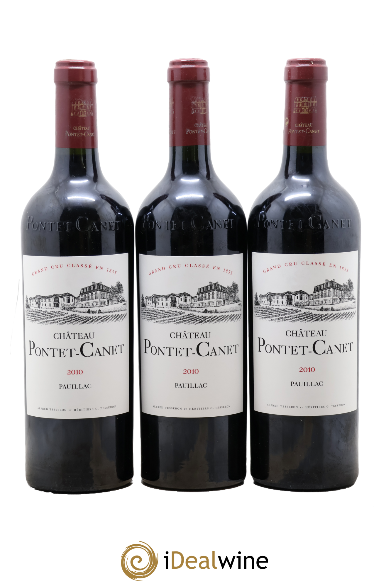 Château Pontet Canet 5ème Grand Cru Classé 2010 - Lot de 6 bouteilles - 3