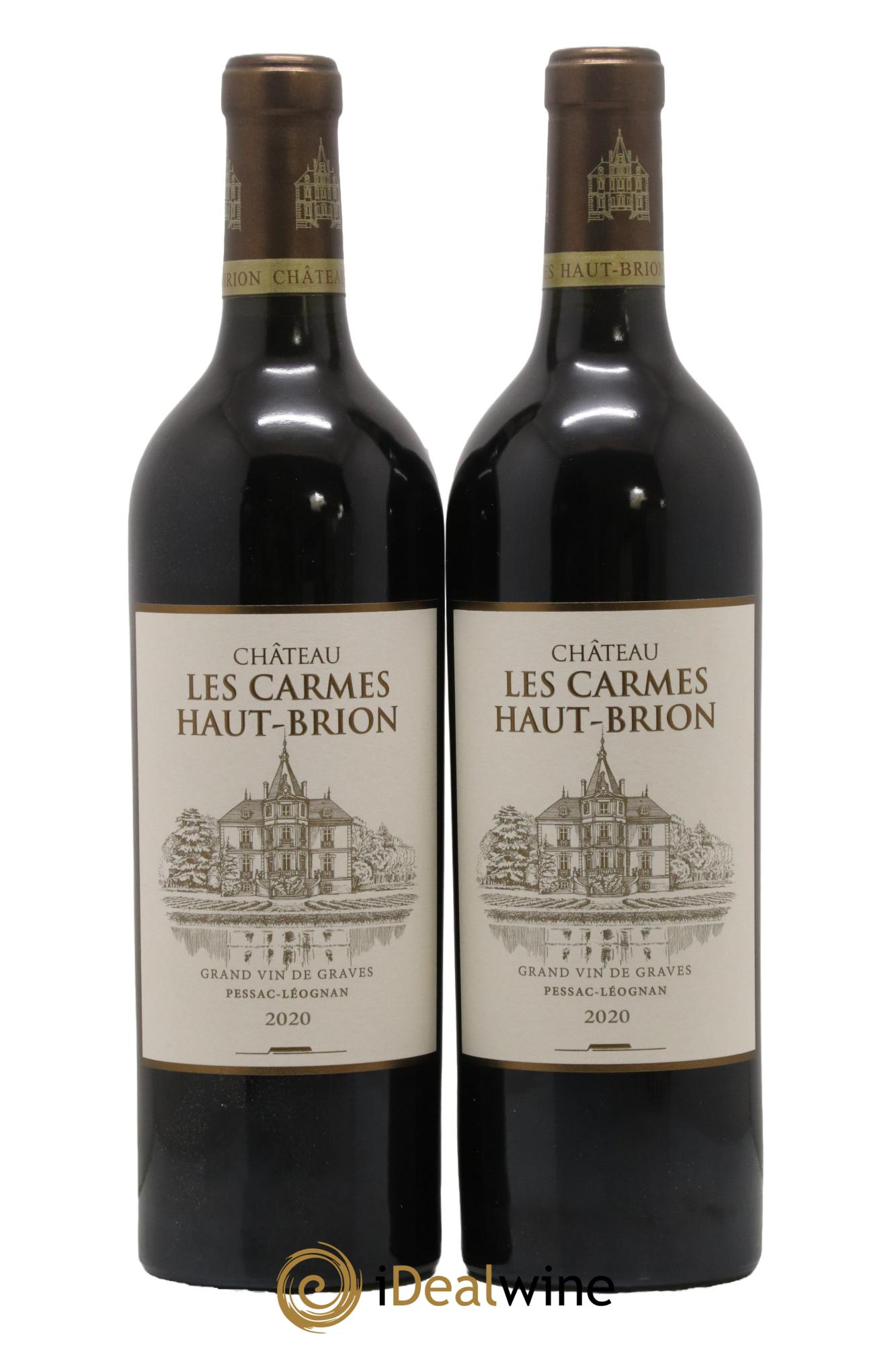 Château Les Carmes Haut-Brion 2020 - Lot de 2 bouteilles - 0