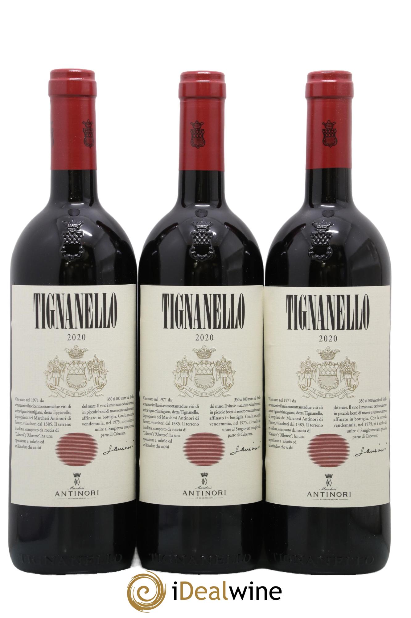 Toscana IGT Tignanello Tenuta Tignanello - Marchesi Antinori 2020 - Lot de 6 bouteilles - 2