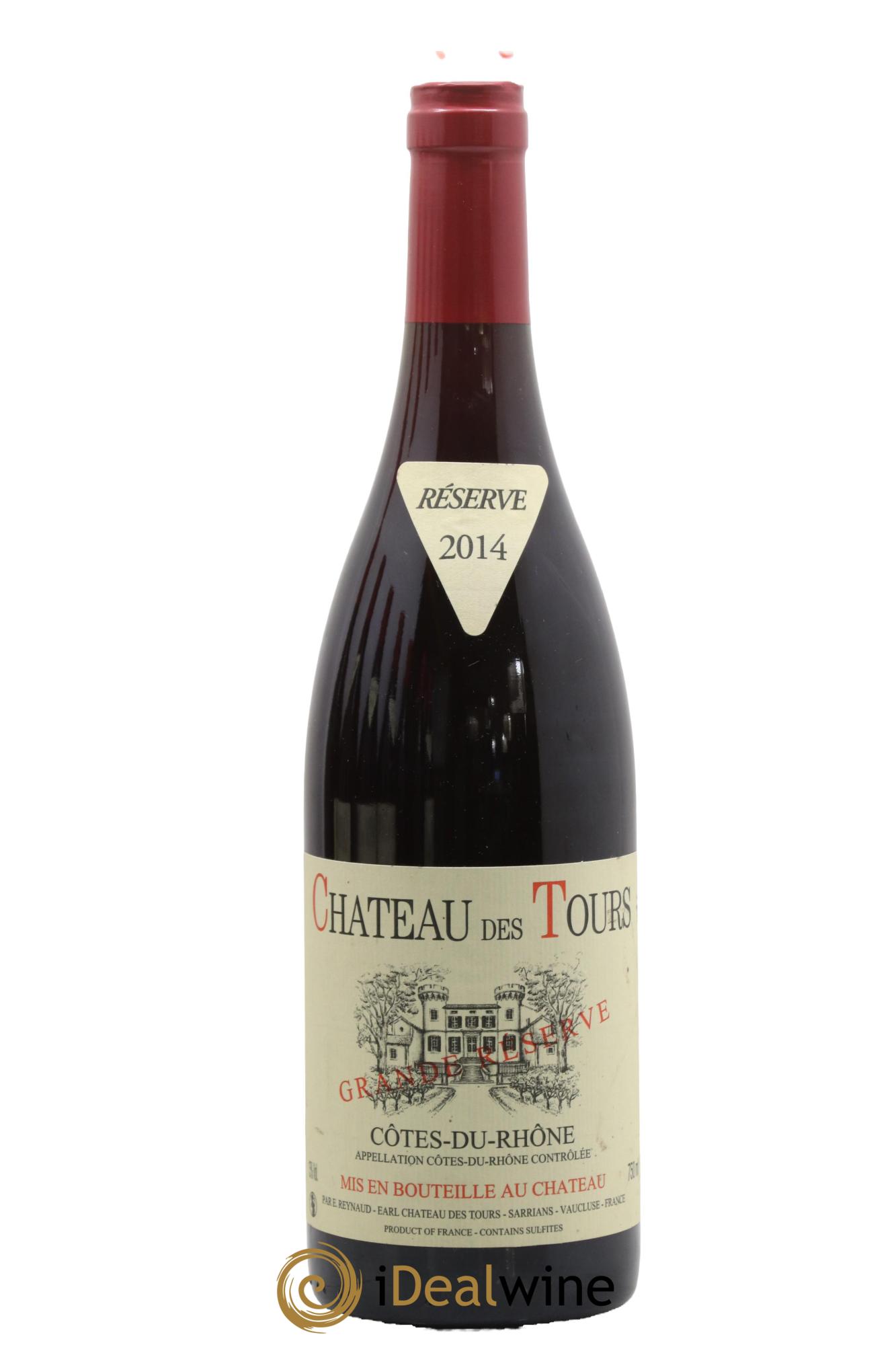 Côtes-du-Rhône Château des Tours Grande Réserve Emmanuel Reynaud 2014 - Lot de 1 bouteille - 0