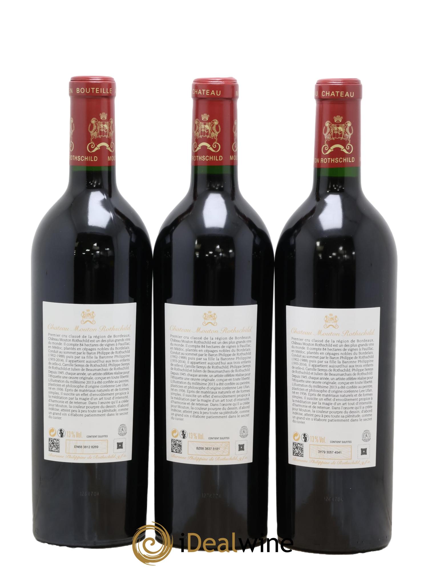 Château Mouton Rothschild 1er Grand Cru Classé 2013 - Lot of 6 bottles - 4
