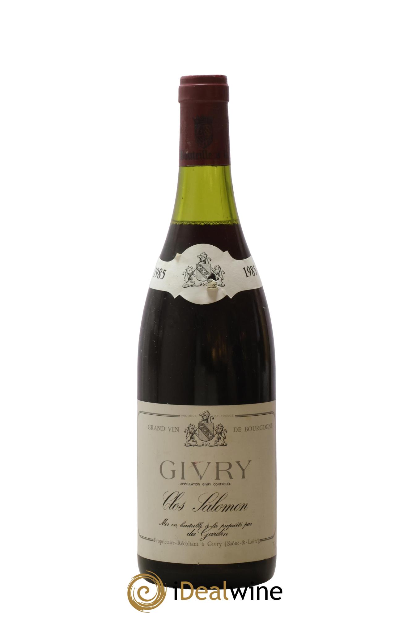 Givry Clos Salomon 1985 - Lot de 1 bouteille - 0