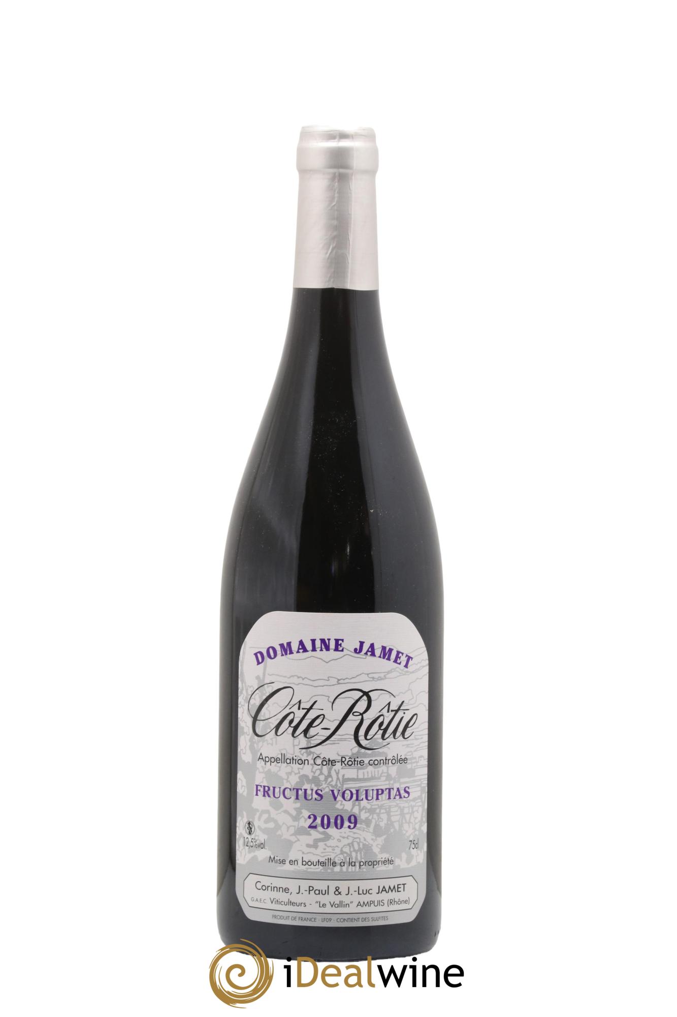 Côte-Rôtie Fructus Voluptas Jamet (Domaine) 2009 - Lot of 1 bottle - 0