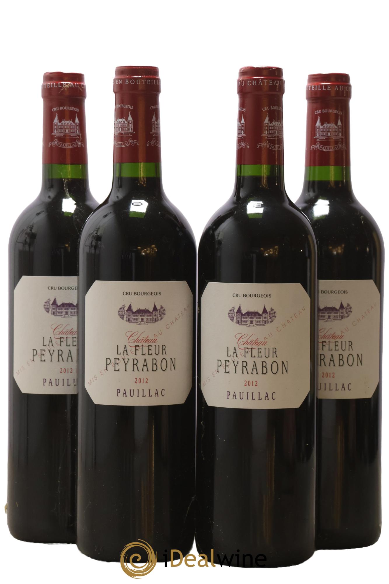 Château La Fleur Peyrabon Cru Bourgeois 2012 - Lot de 4 bouteilles - 0