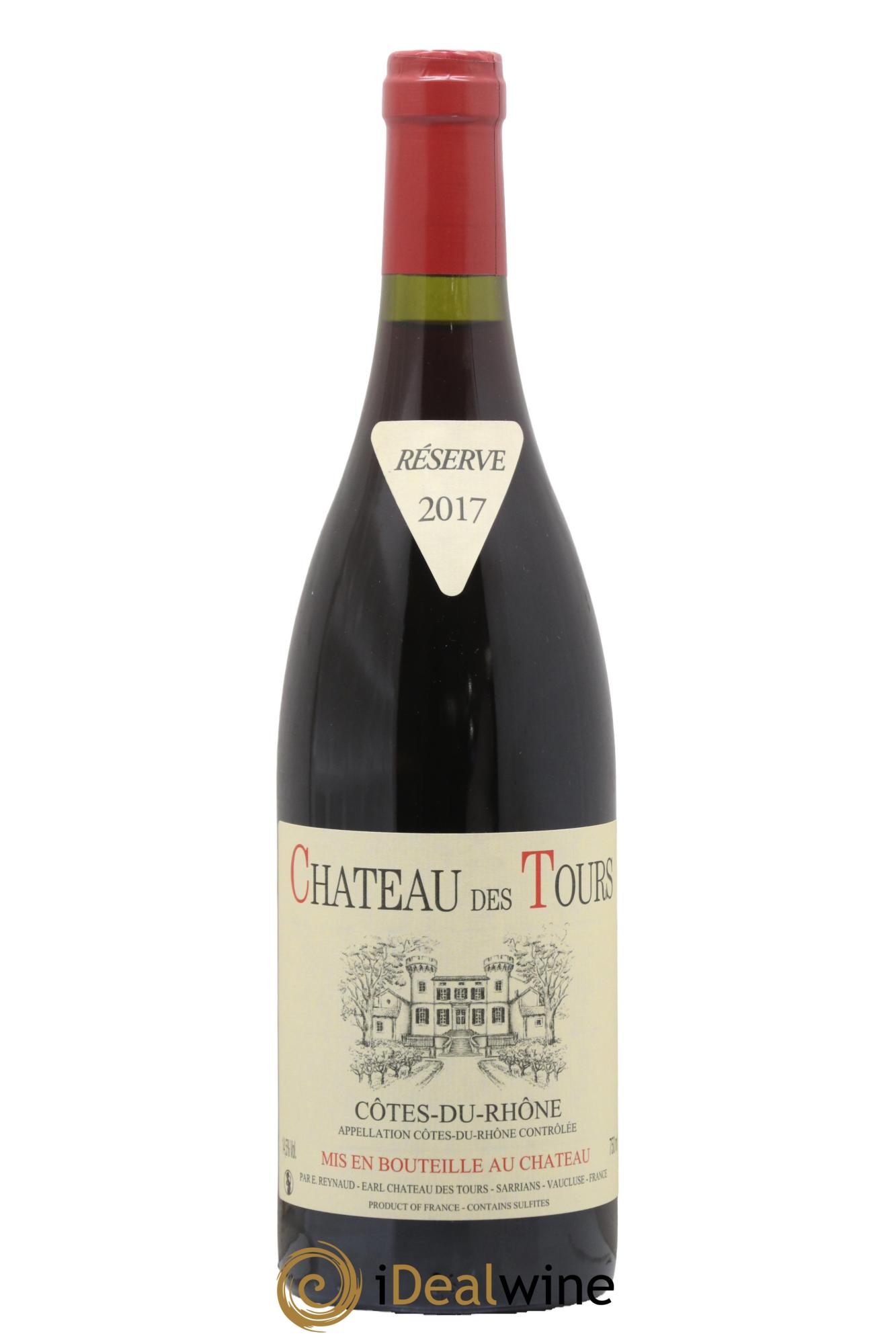 Côtes-du-Rhône Château des Tours Emmanuel Reynaud 2017 - Lot of 1 bottle - 0