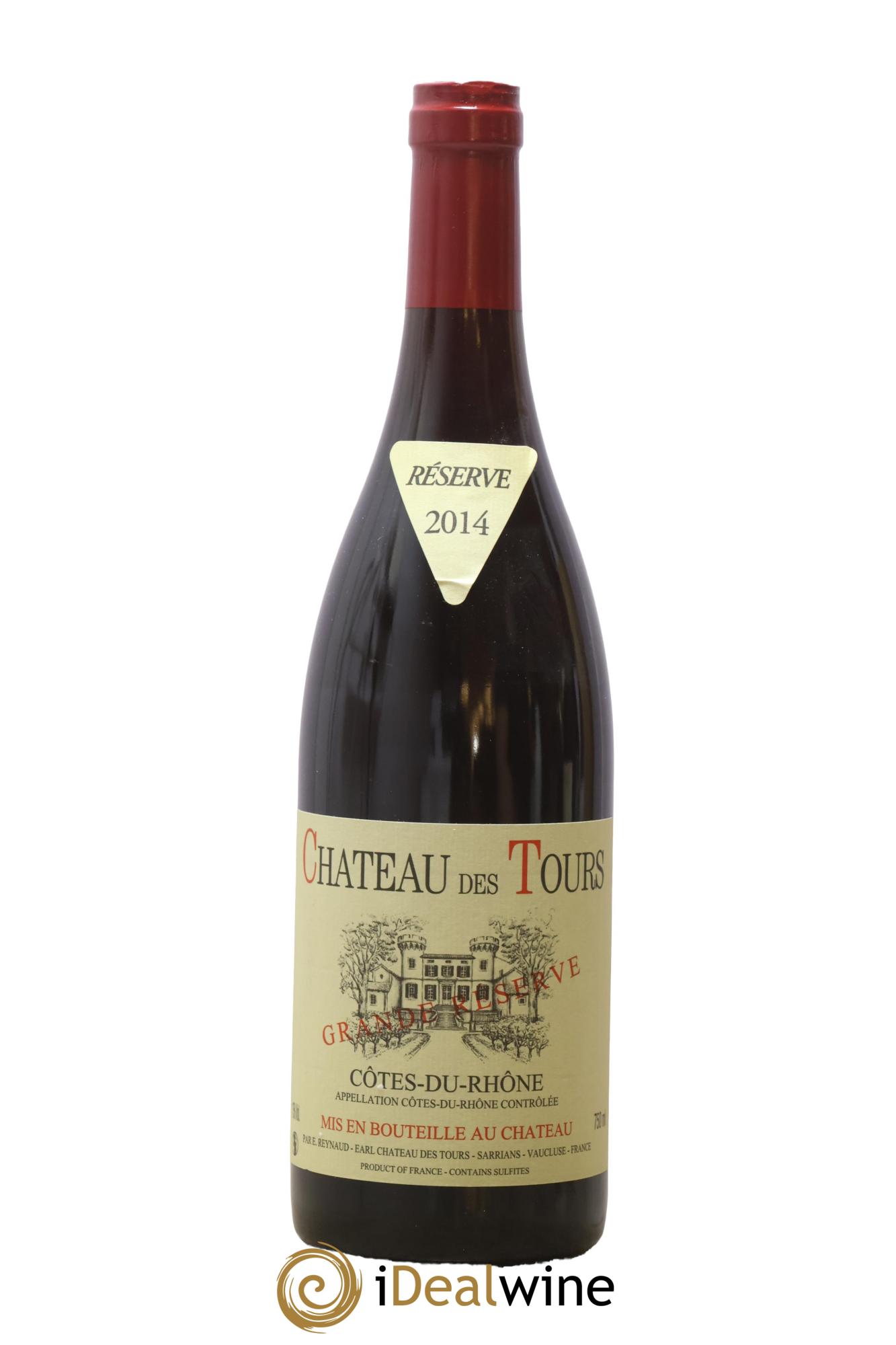 Côtes-du-Rhône Château des Tours Grande Réserve Emmanuel Reynaud 2014 - Posten von 1 Flasche - 0