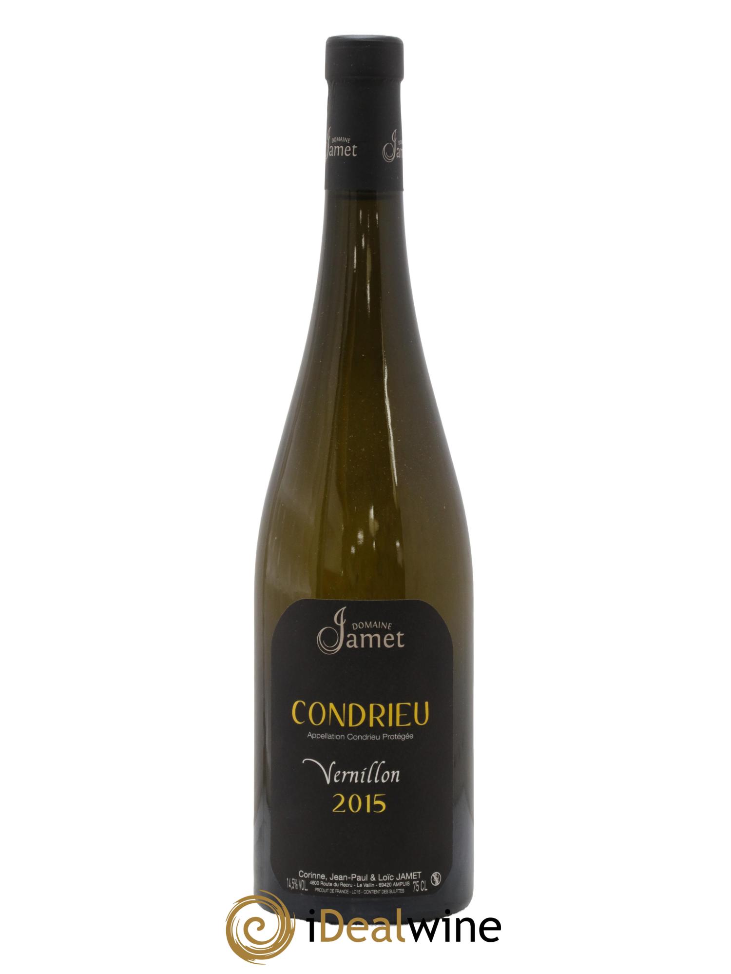 Condrieu Vernillon Jamet (Domaine) 2015 - Lot de 1 bouteille - 0