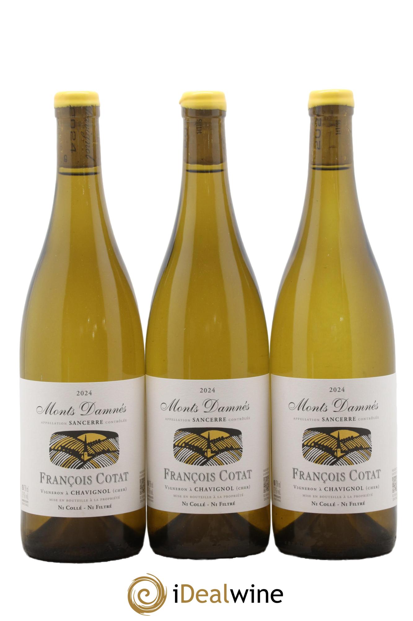Sancerre Les Monts Damnés François Cotat 2024 - Posten von 3 Flaschen - 0