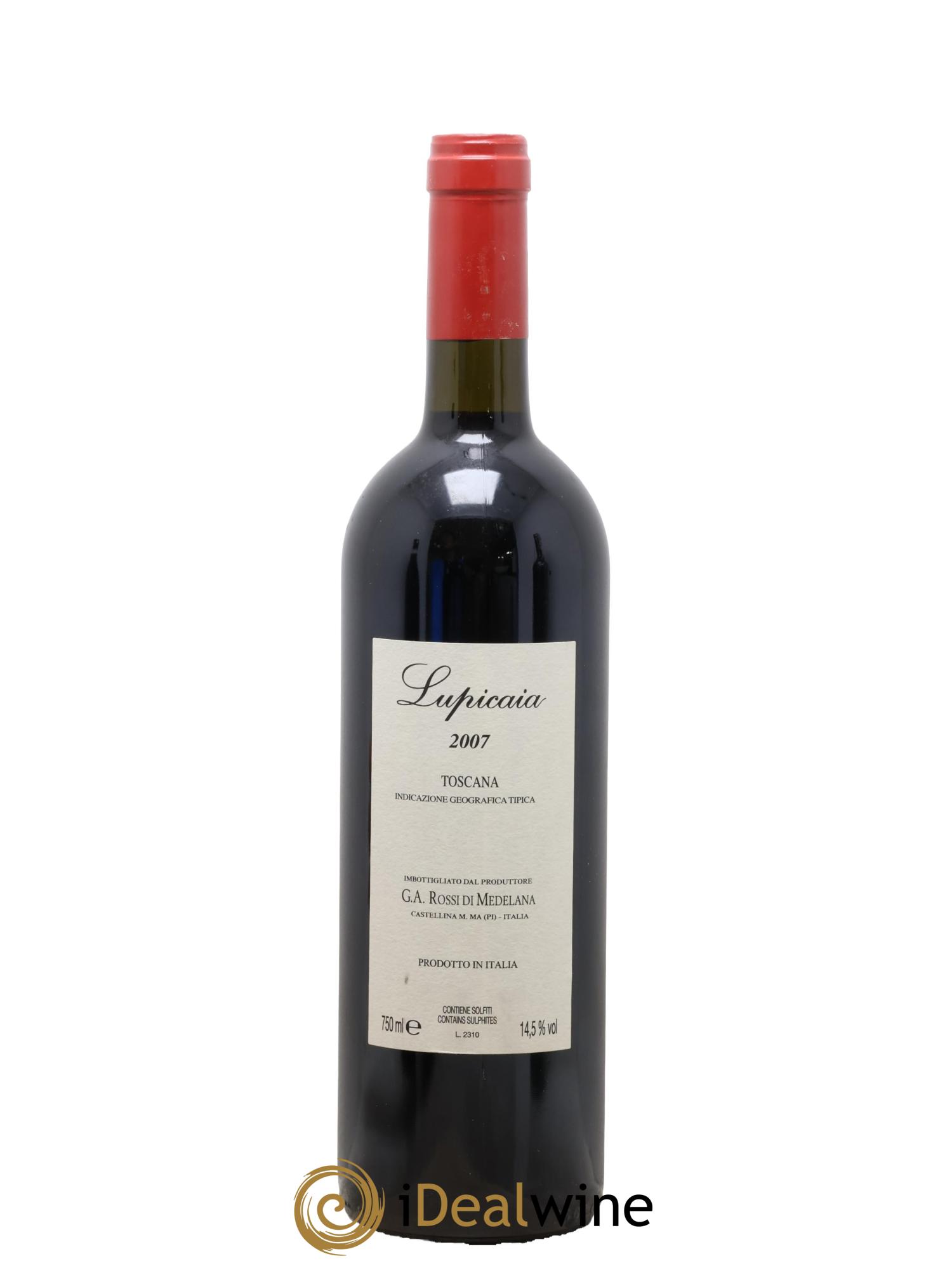 Toscana IGT Lupicaia Castello del Terriccio 2007 - Lot de 1 bouteille - 1