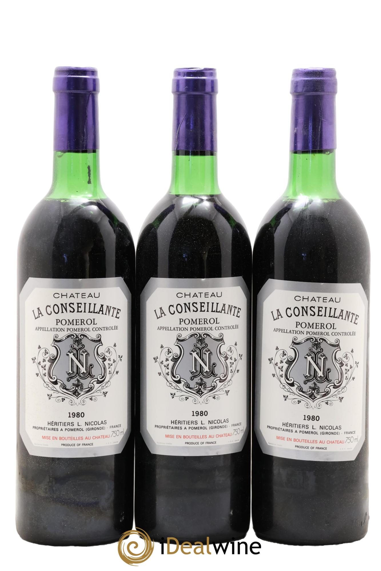 Château la Conseillante 1980 - Lot de 6 bouteilles - 1