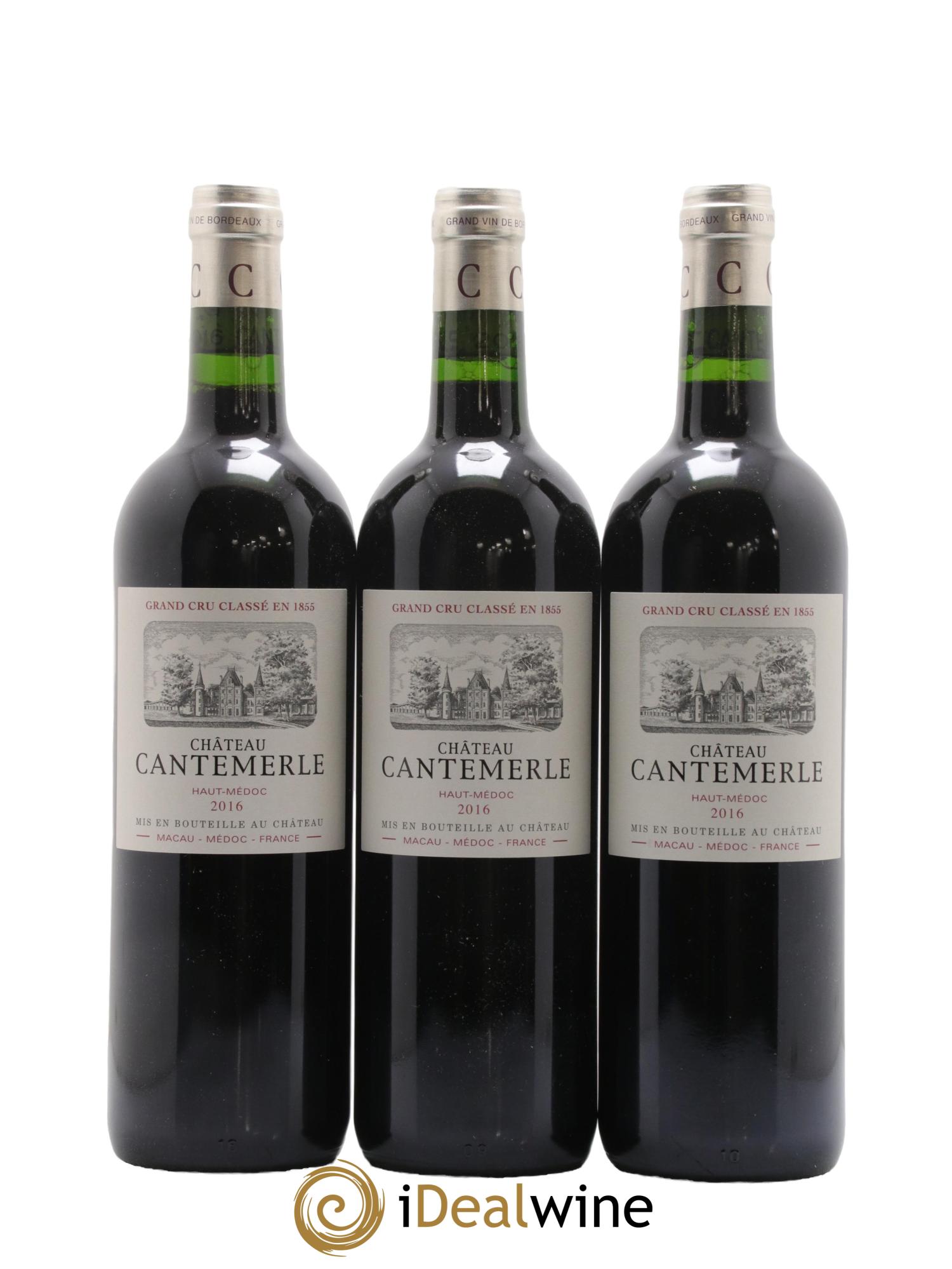 Château Cantemerle 5ème Grand Cru Classé 2016 - Lot de 6 bouteilles - 1