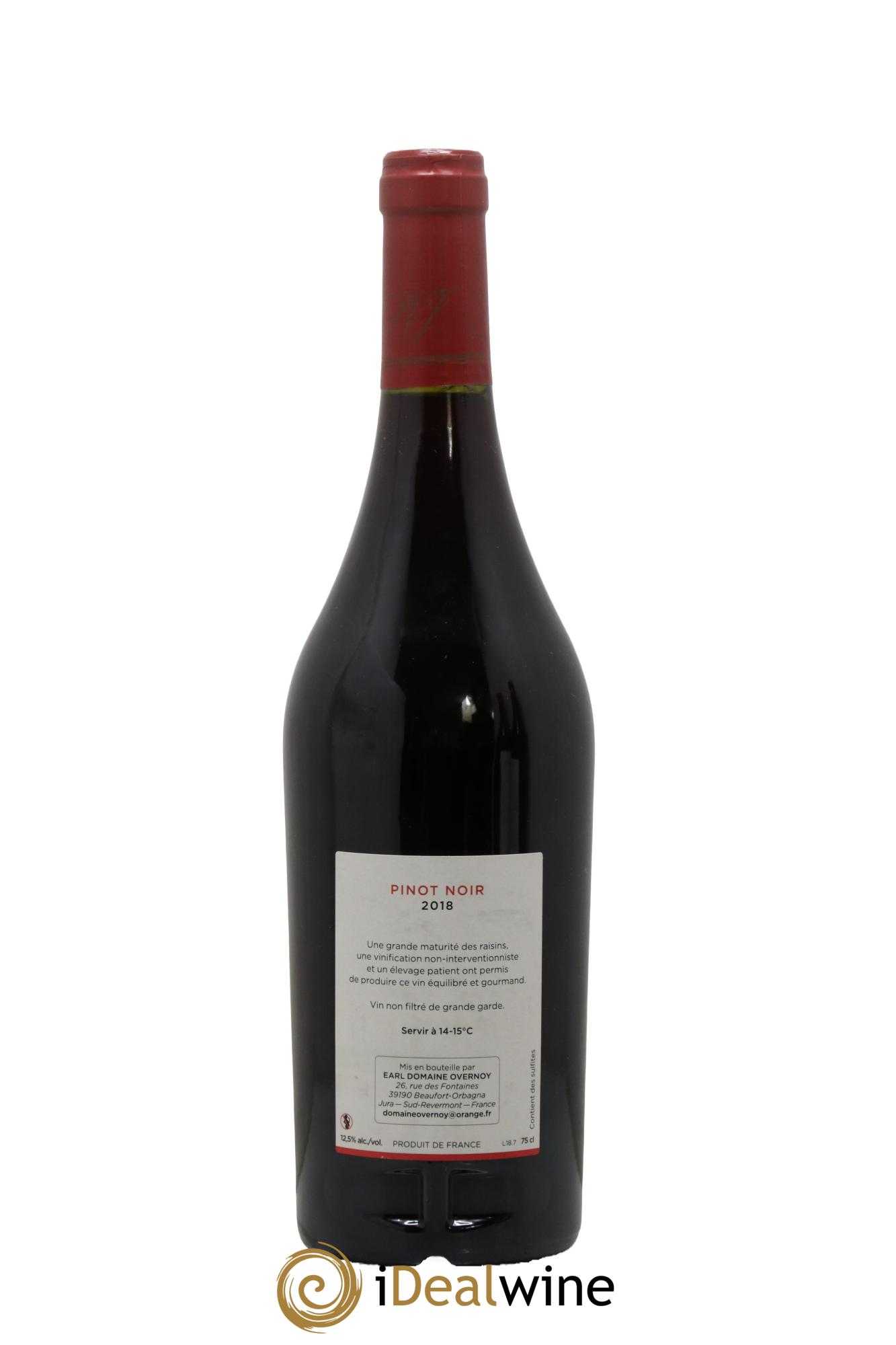 Côtes du Jura Pinot Noir Guillaume Overnoy 2018 - Lot de 1 bouteille - 1