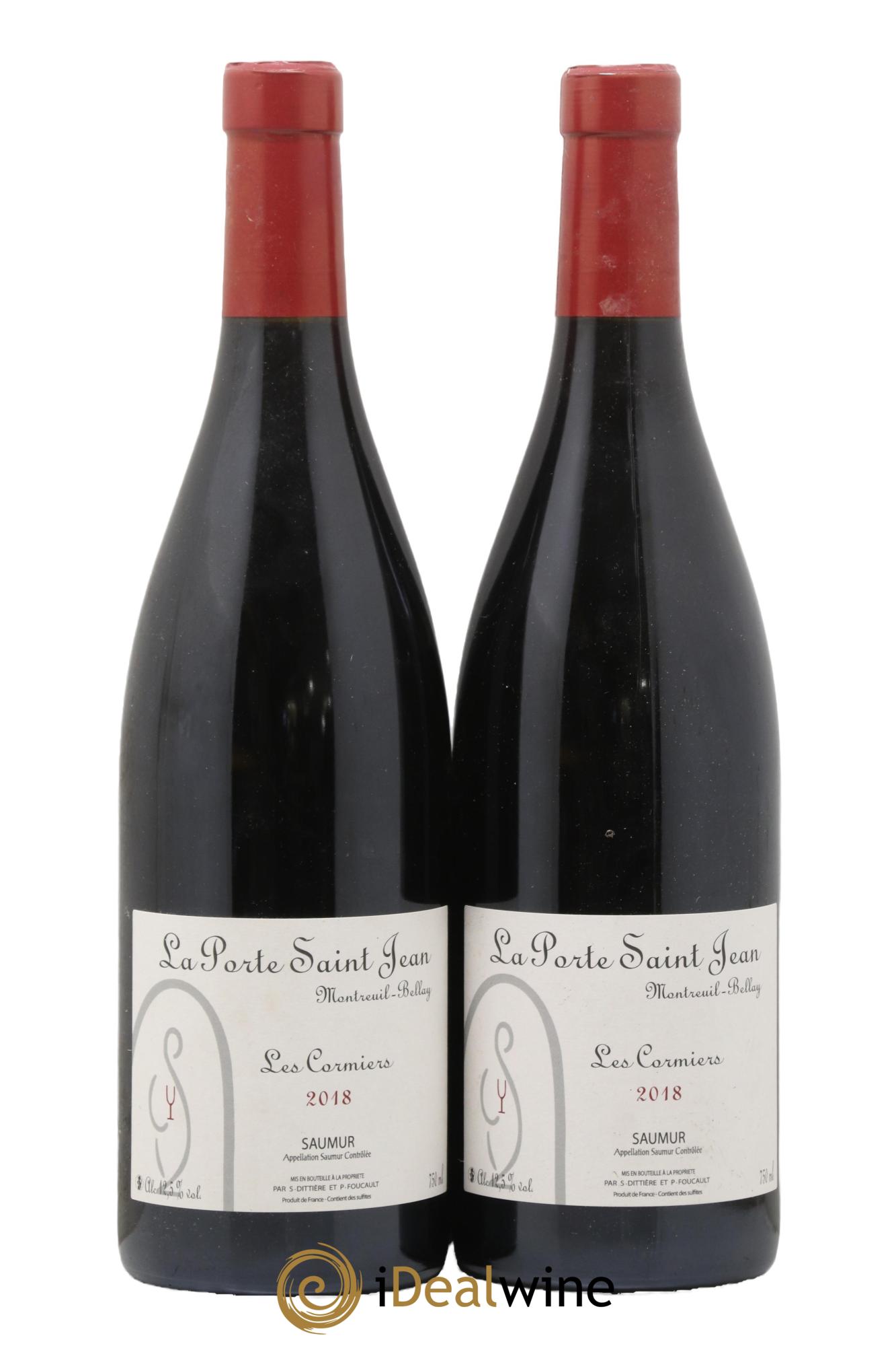 Saumur Les Cormiers La Porte Saint Jean 2018 - Posten von 2 Flaschen - 0