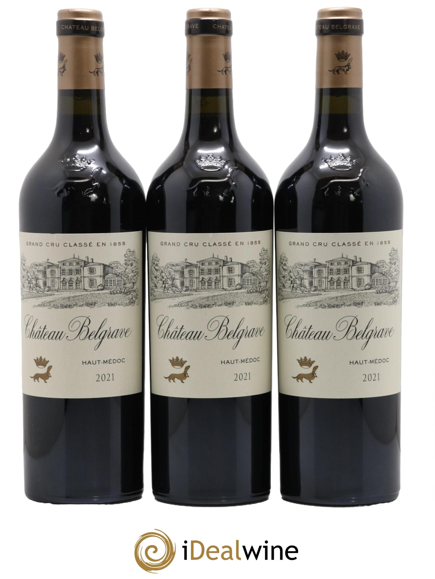 Château Belgrave 5ème Grand Cru Classé 2021 - Lot de 6 bouteilles - 2