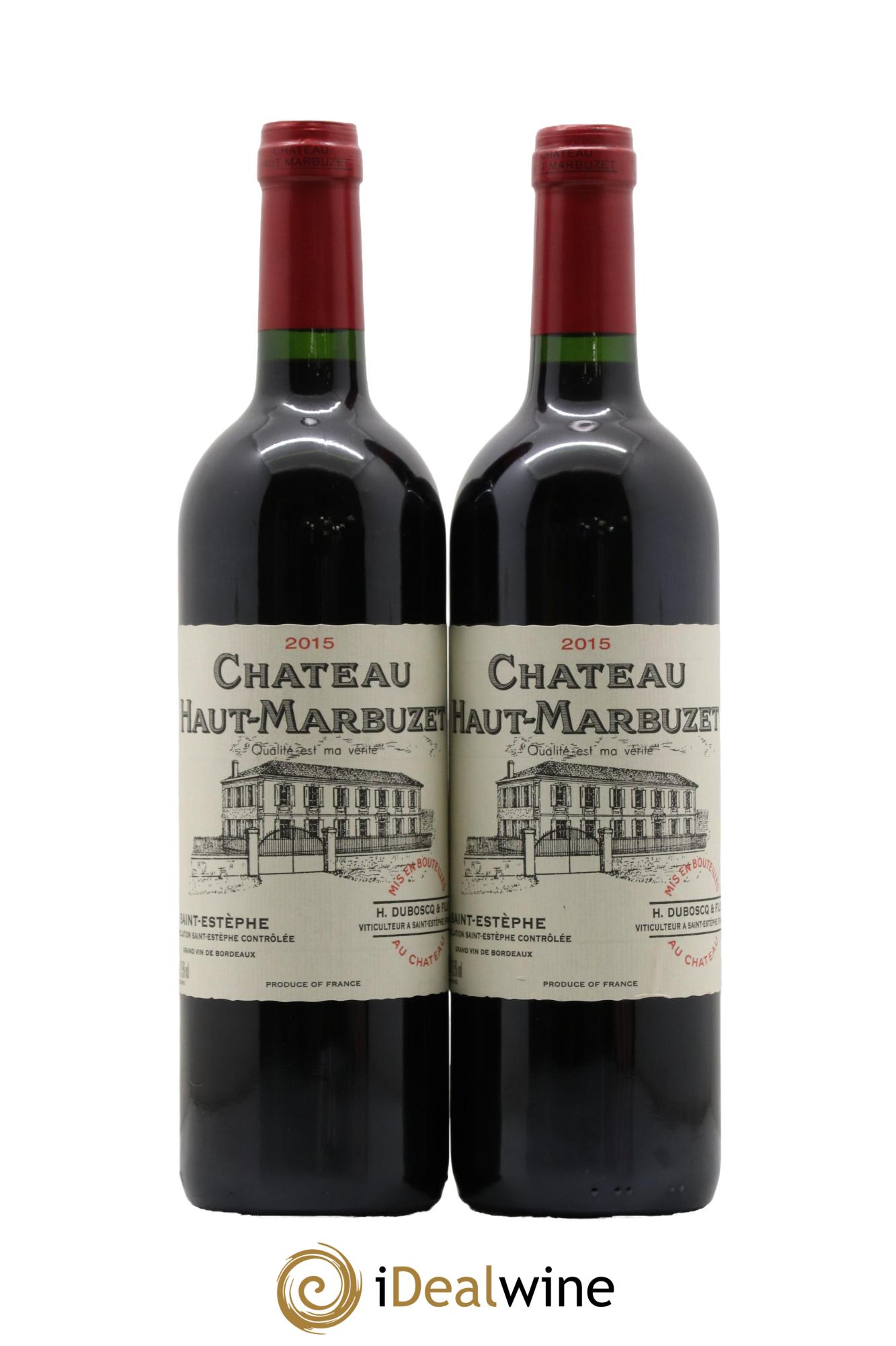 Château Haut Marbuzet 2015 - Lot de 2 bouteilles - 0