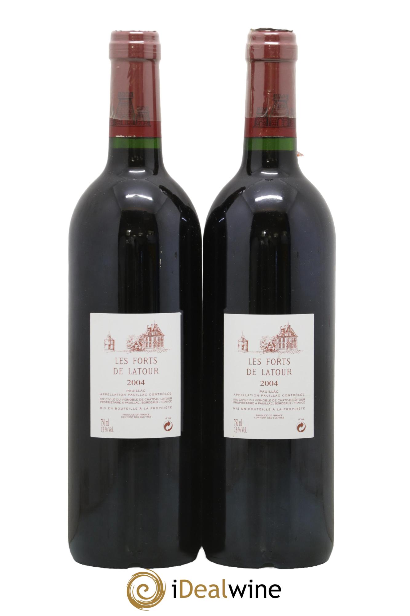 Les Forts de Latour Second Vin 2004 - Posten von 2 Flaschen - 1