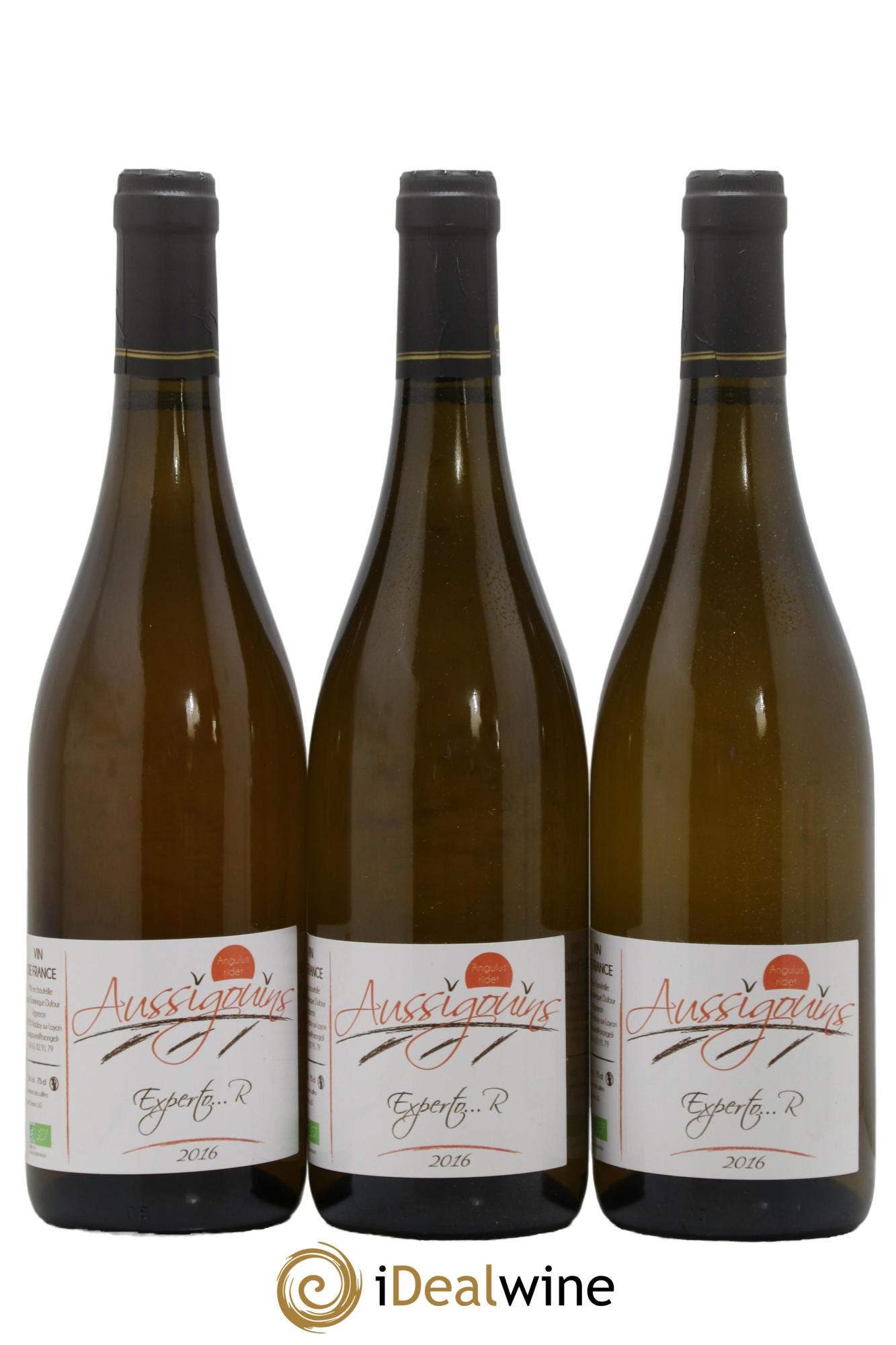 Vin de France Experto R Les Aussigouins Dominique Dufour 2016 - Lot de 3 bouteilles - 0
